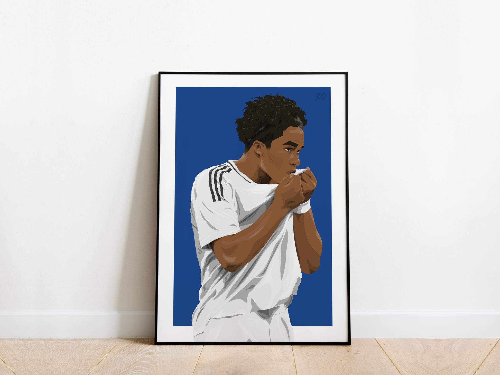 Endrick Portrait Real Madrid Poster - KDDesigns6