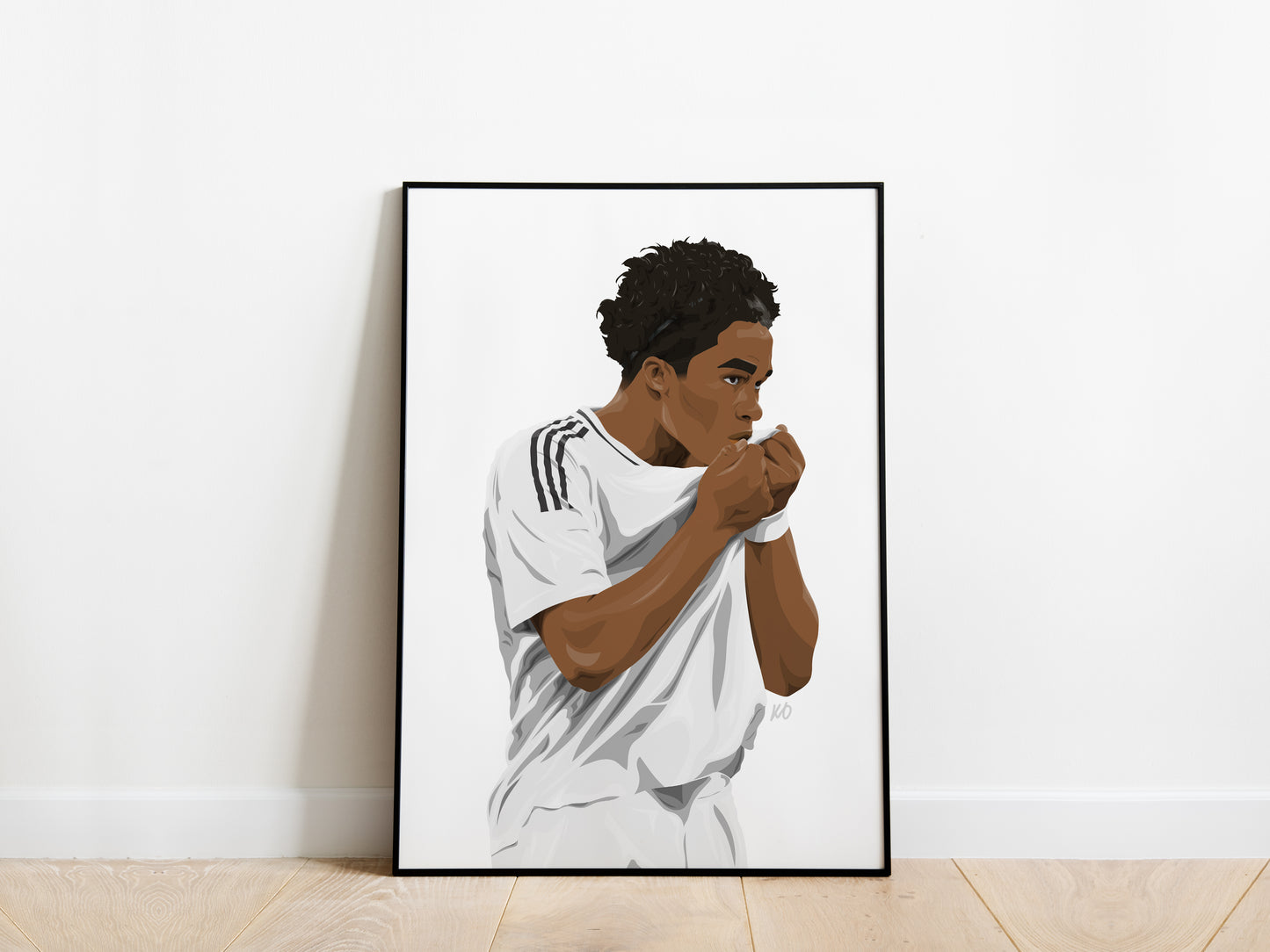 Endrick Portrait Real Madrid Poster - KDDesigns6