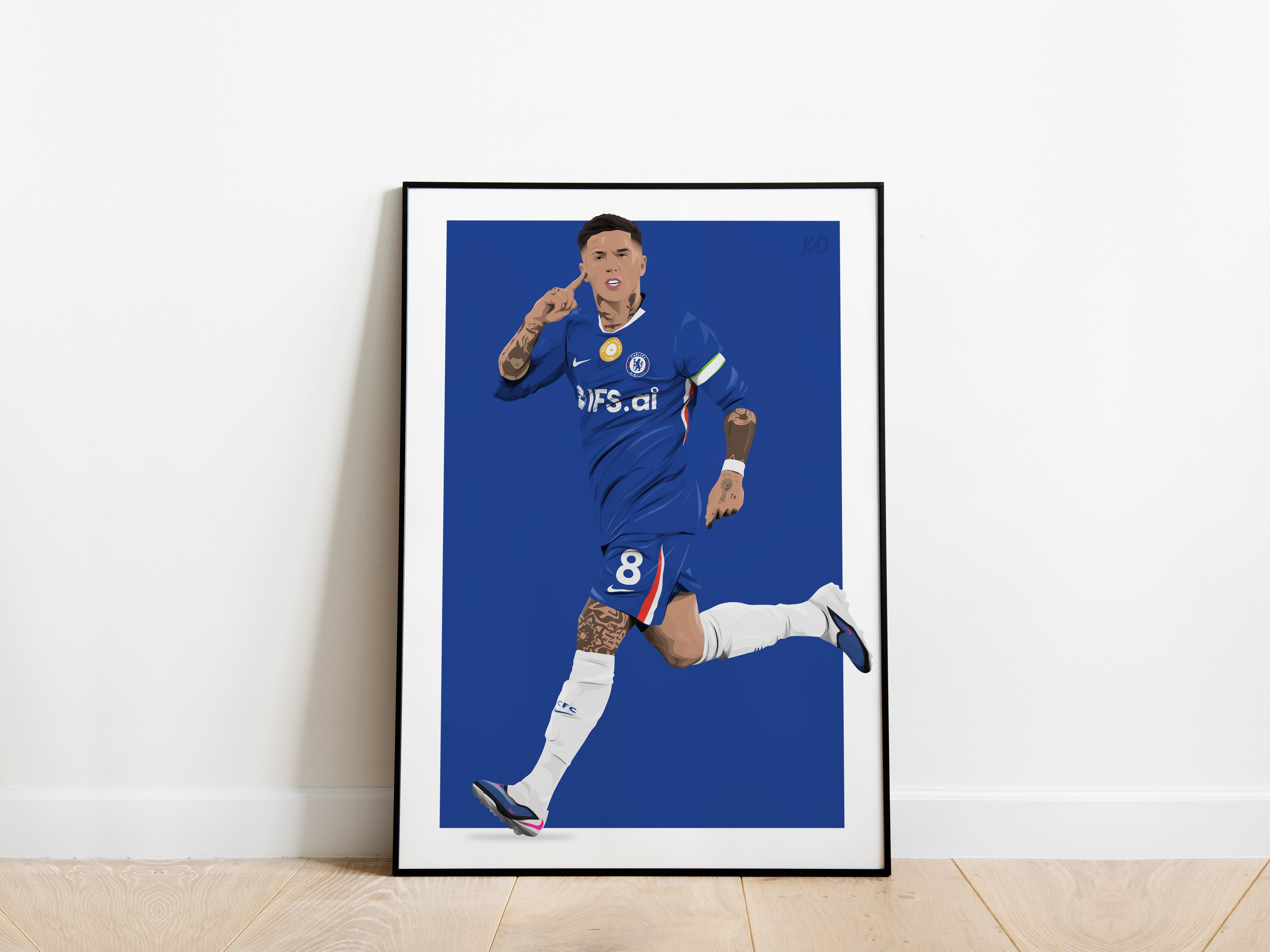 Enzo Fernandez 25/26 Chelsea Poster