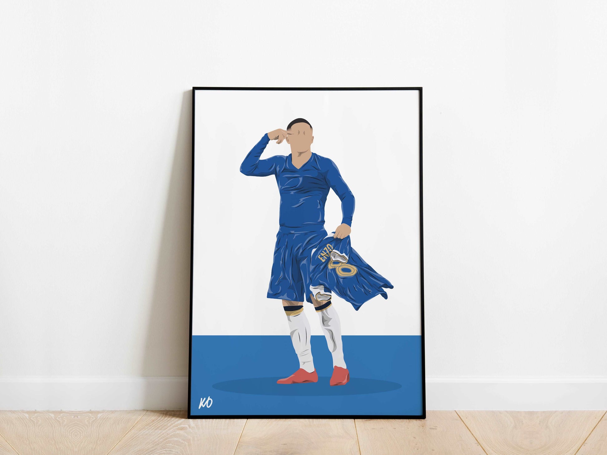 Enzo Fernandez Chelsea Poster - KDDesigns6