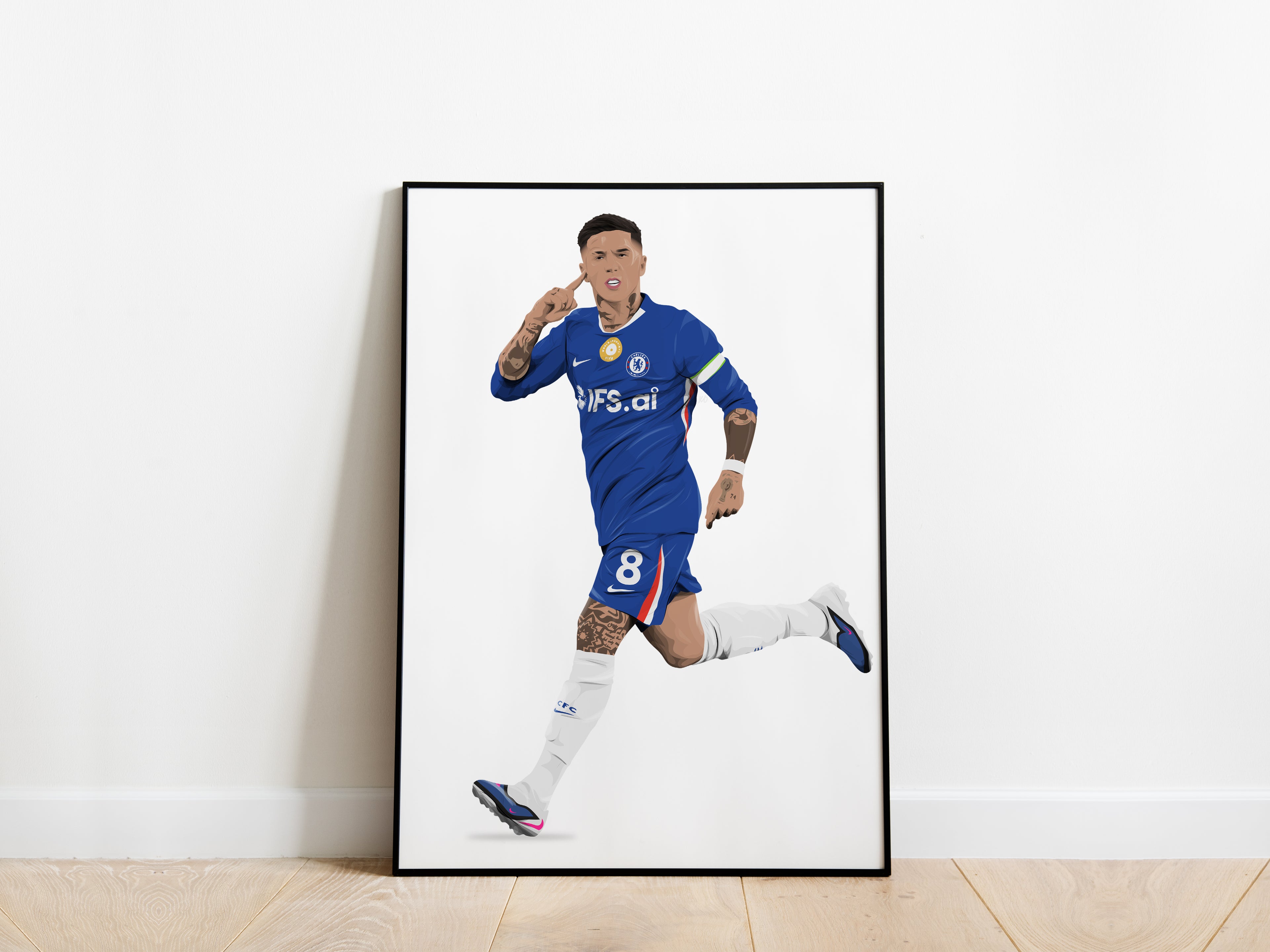 Enzo Fernandez 25/26 Chelsea Poster