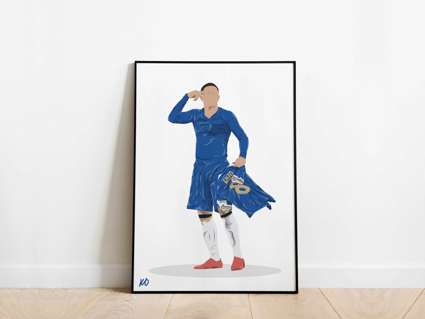 Enzo Fernandez Chelsea Poster - KDDesigns6