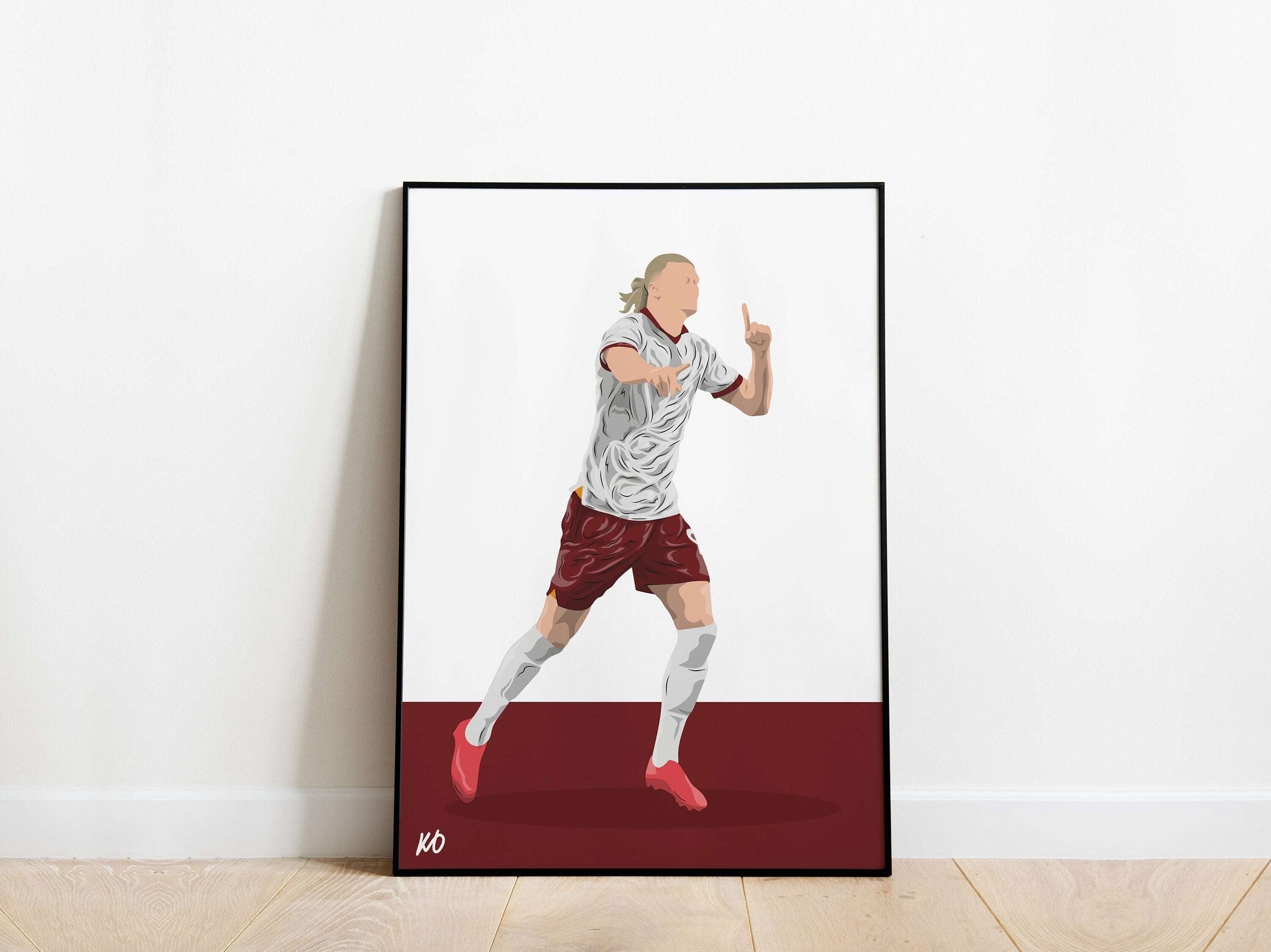 Erling Haaland Man City Poster - KDDesigns6