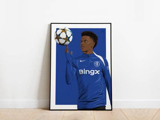 Estêvão Willian Champions League Chelsea Poster