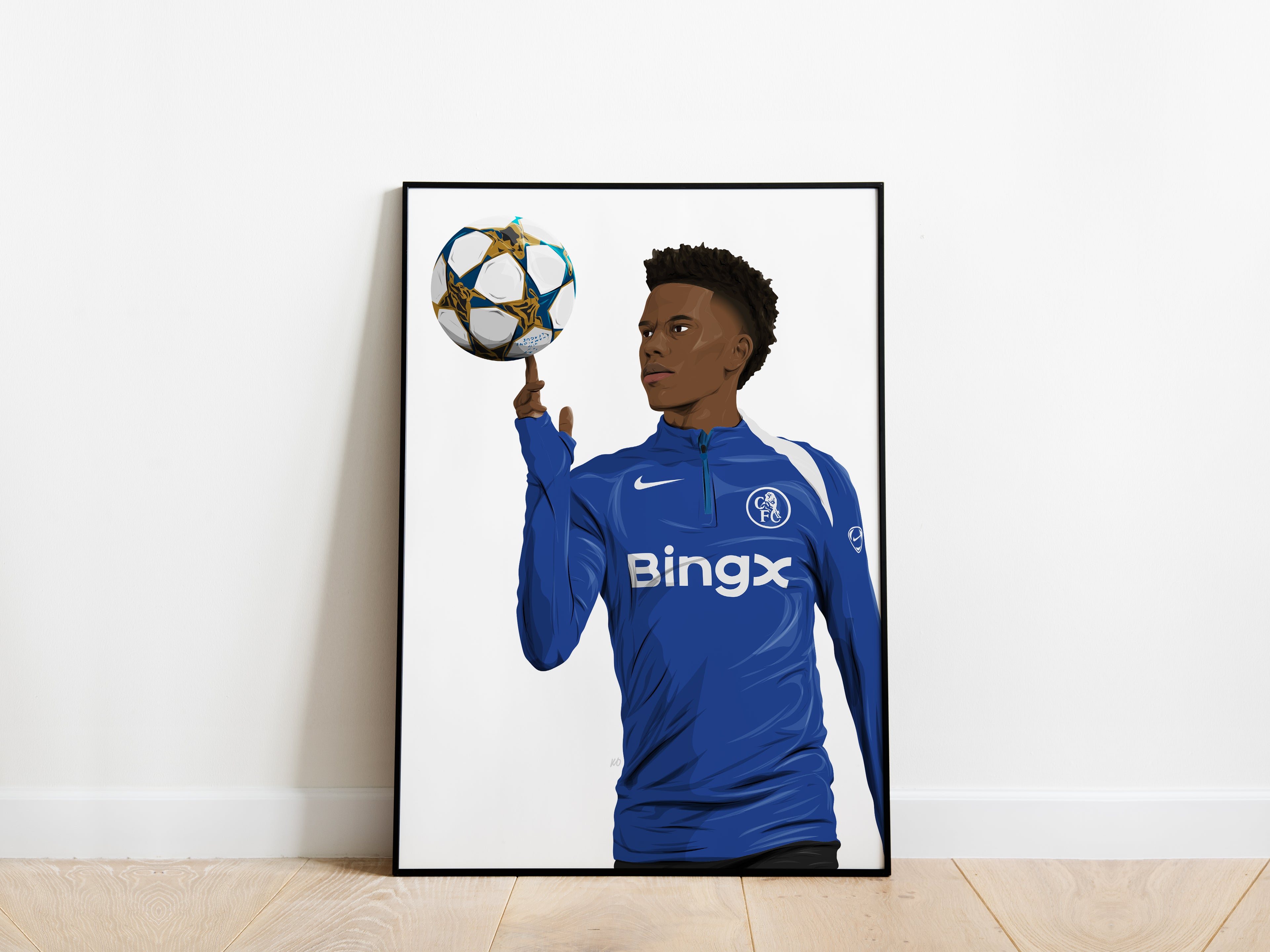 Estêvão Willian Champions League Chelsea Poster - KDDesigns6