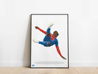 Eberechi Eze Overhead Kick Crystal Palace Poster - KDDesigns6