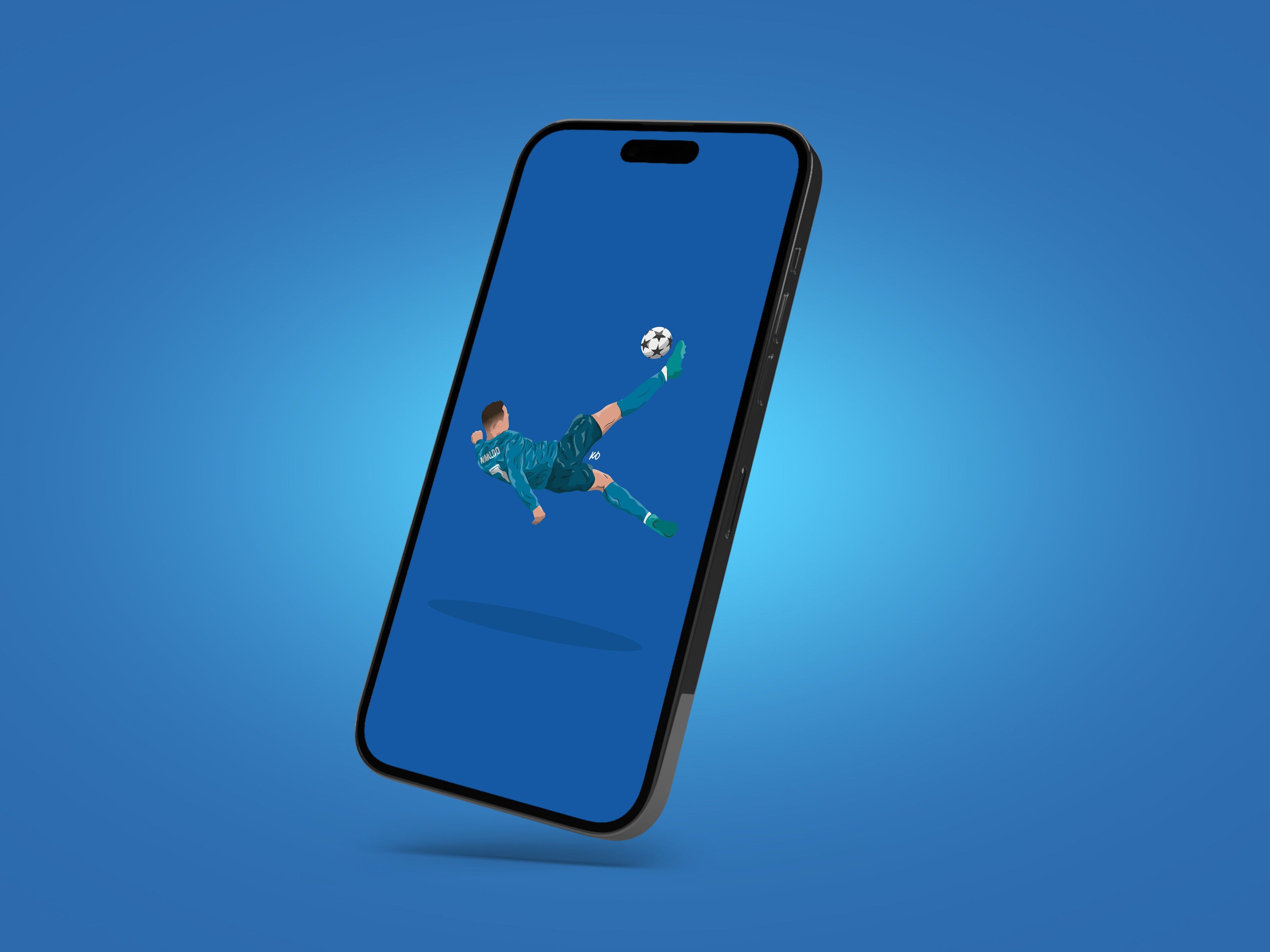 Cristiano Ronaldo Real Madrid Wallpaper - KDDesigns6