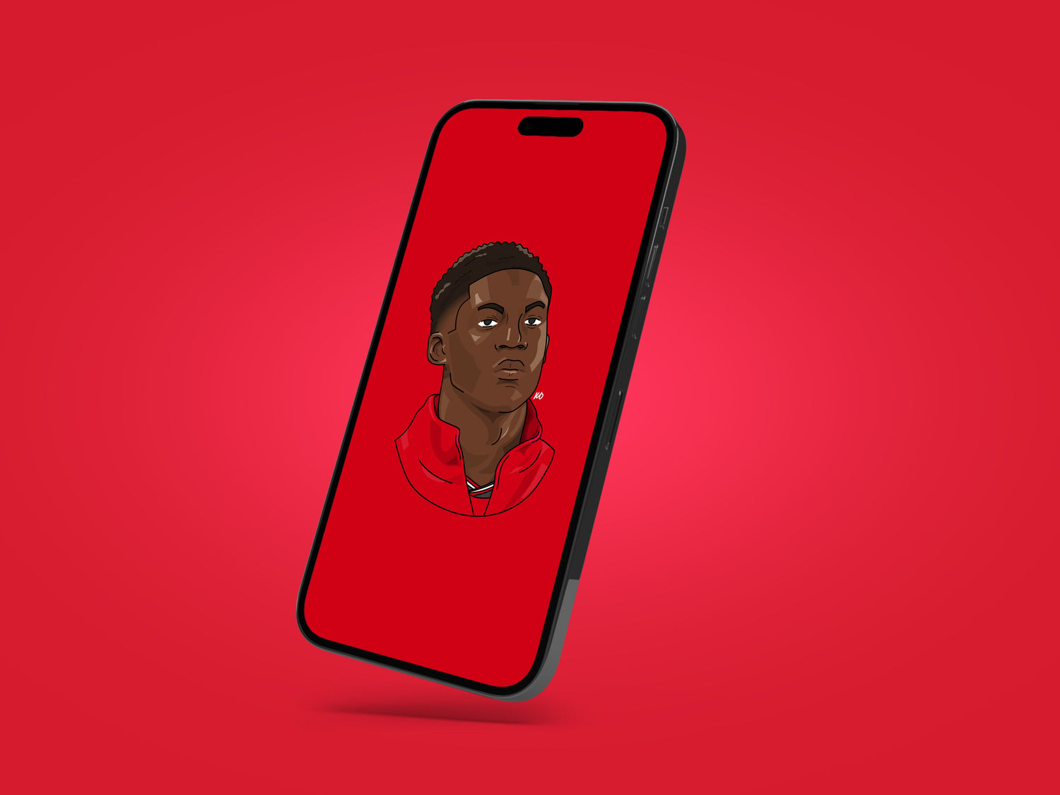 Kobbie Mainoo Manchester United Wallpaper - KDDesigns6