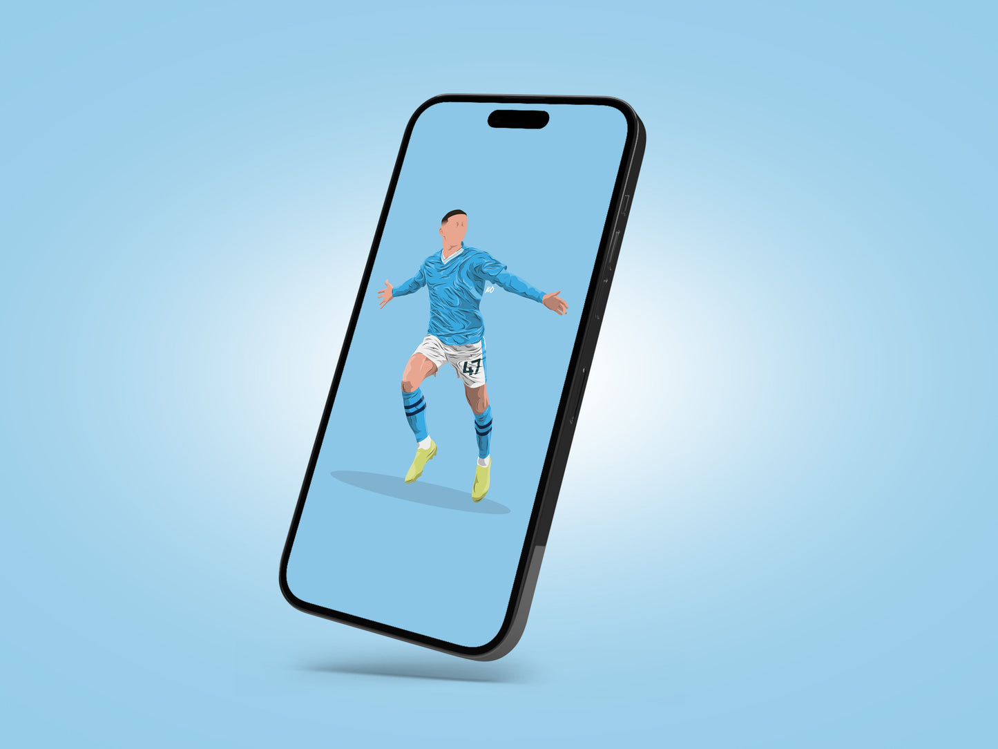 FREE - Phil Foden Man City Wallpaper - KDDesigns6