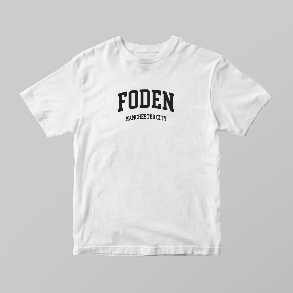 Phil Foden Varsity T-Shirt | Man City Graphic Tee - KDDesigns6