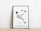 Gareth Bale Overhead Kick Real Madrid Poster - KDDesigns6