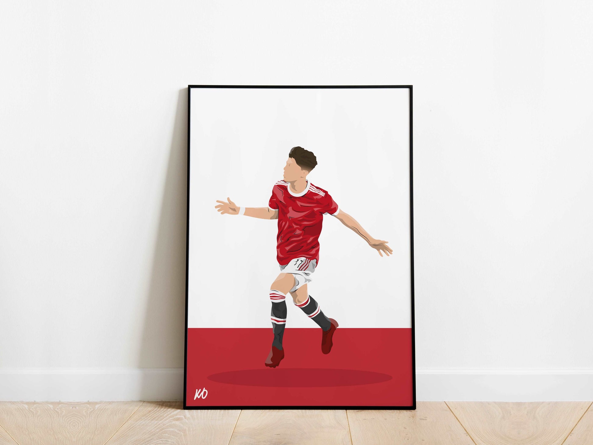Alejandro Garnacho Manchester United Poster