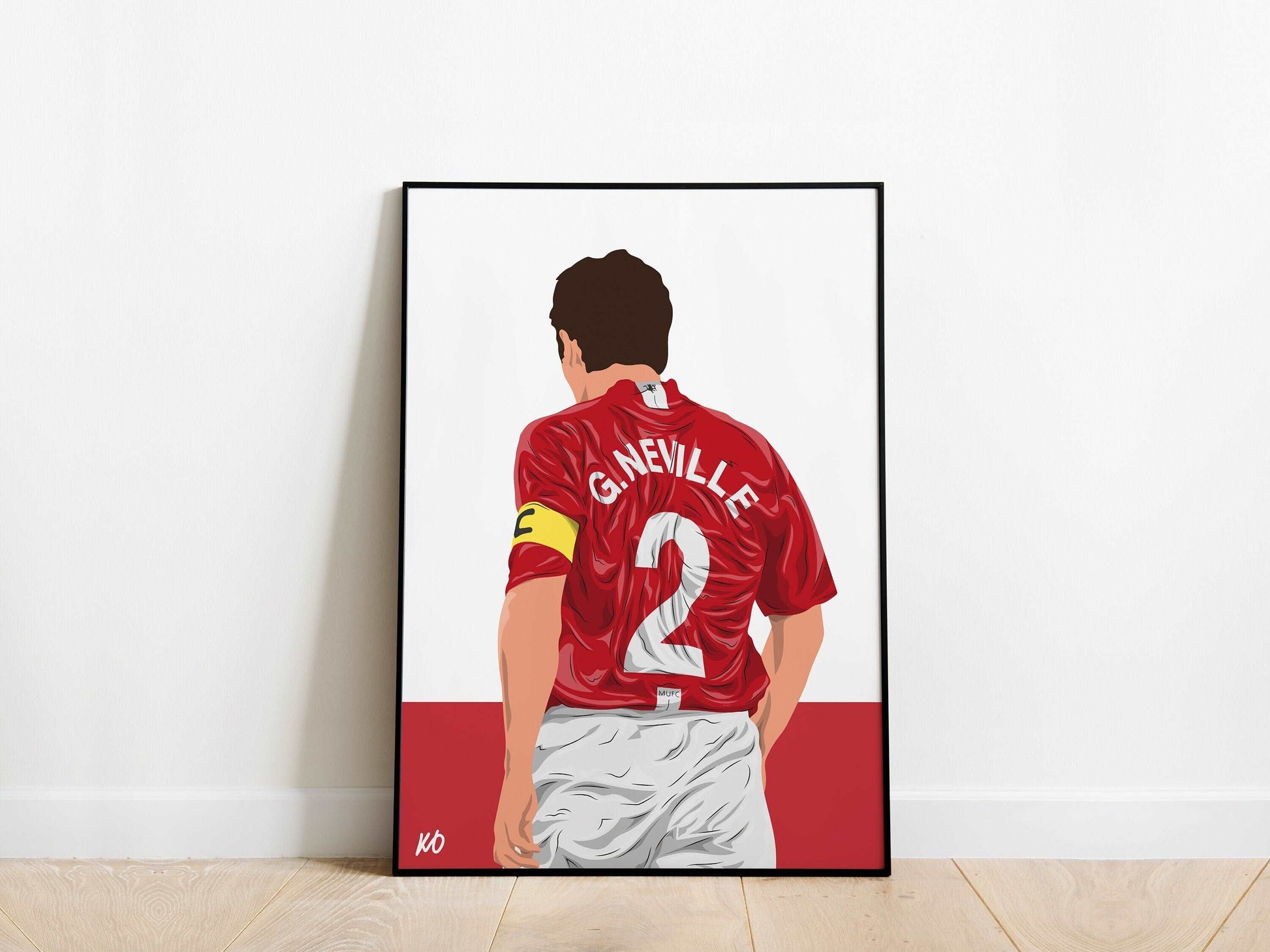 Gary Neville Manchester United Poster KDDesigns6