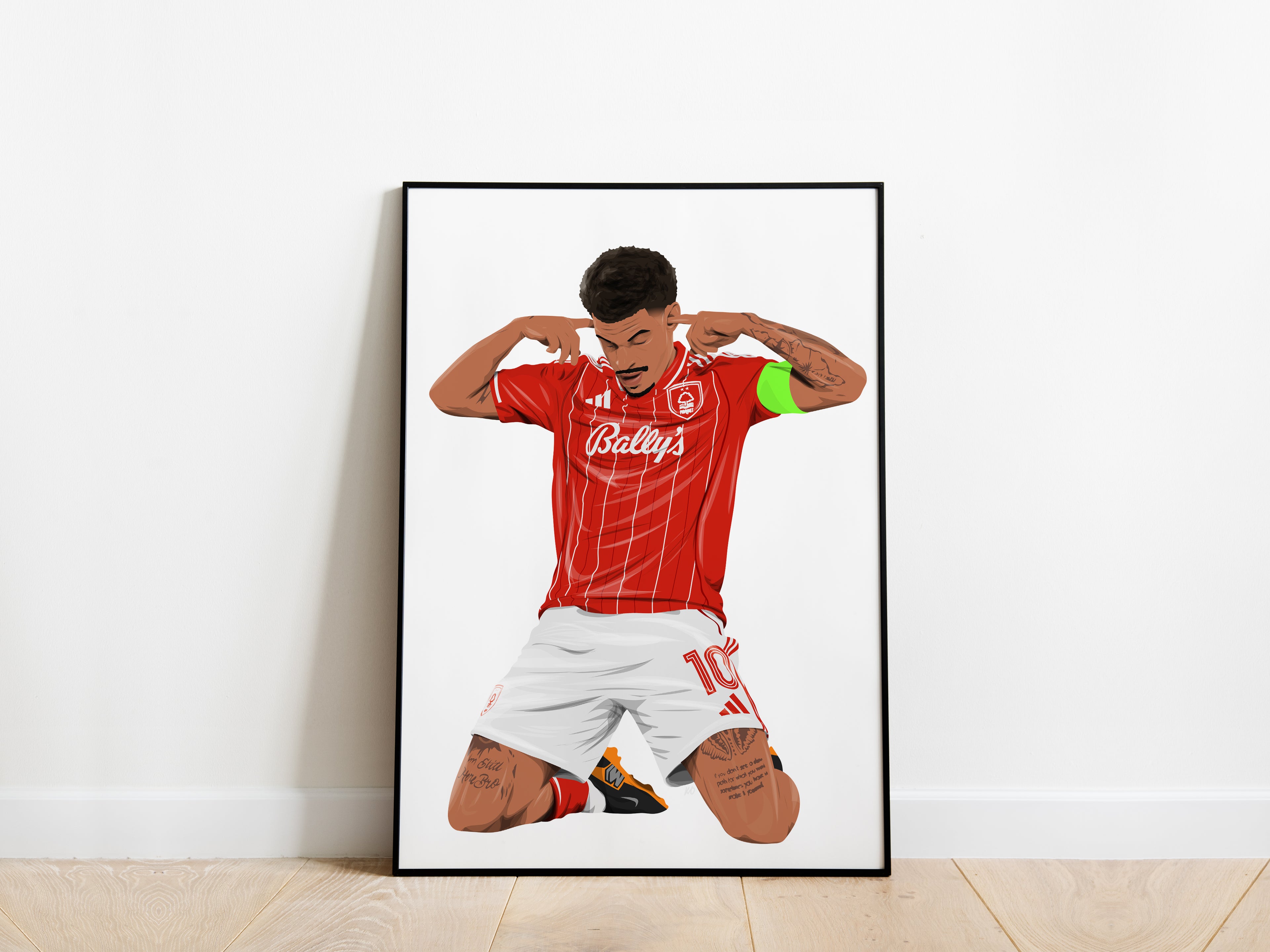 Morgan Gibbs-White 25/26 Nottingham Forest Poster