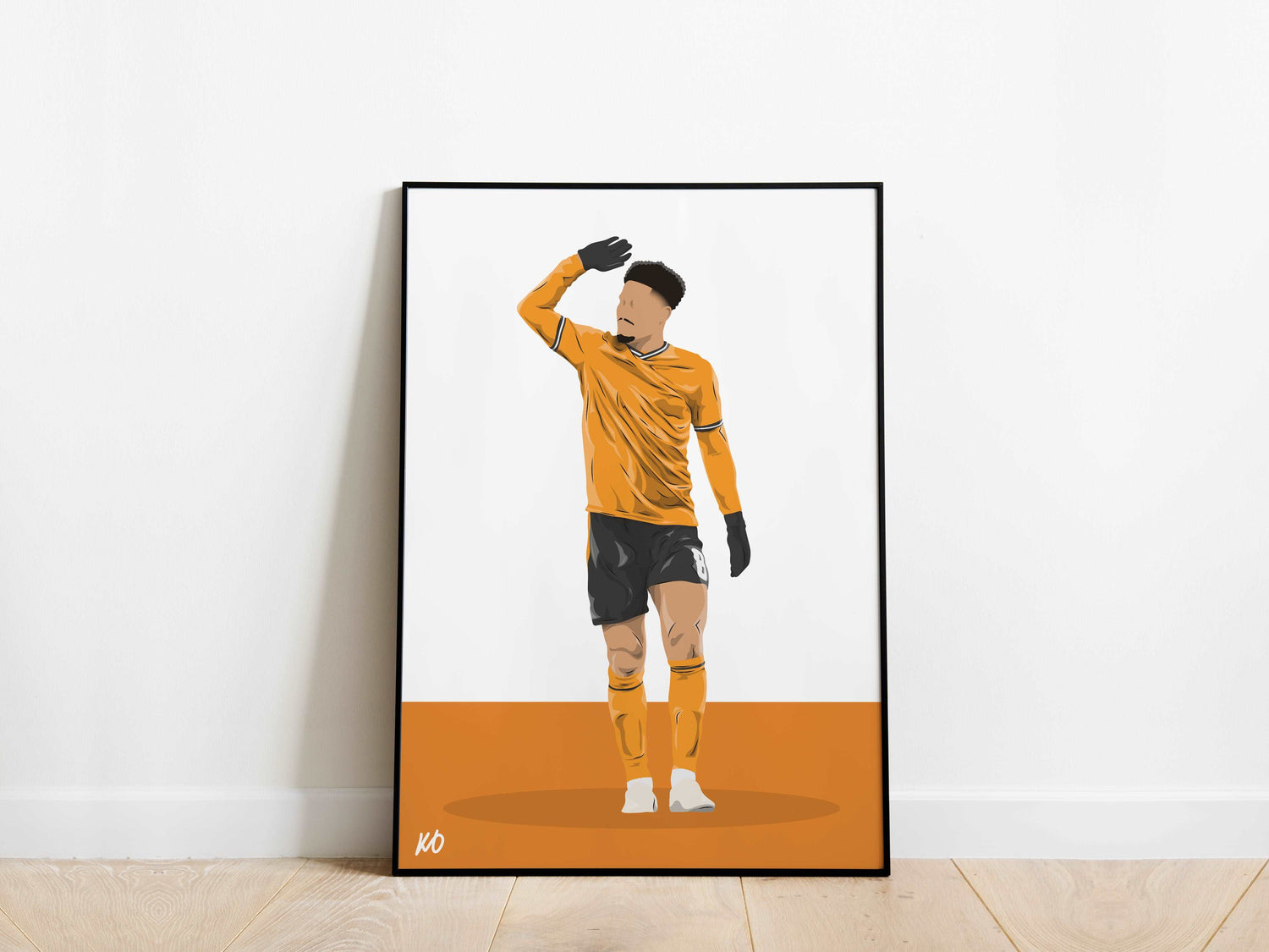 Joao Gomes Wolves Poster - KDDesigns6