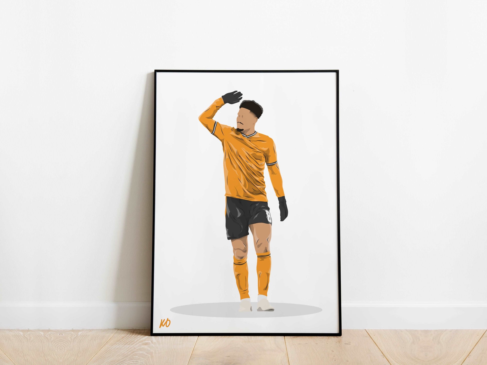 Joao Gomes Wolves Poster - KDDesigns6