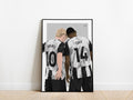 Anthony Gordon, Alexander Isak Newcastle United Poster - KDDesigns6
