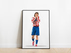Antoine Griezmann 25/26 Atletico Madrid Poster - KDDesigns6