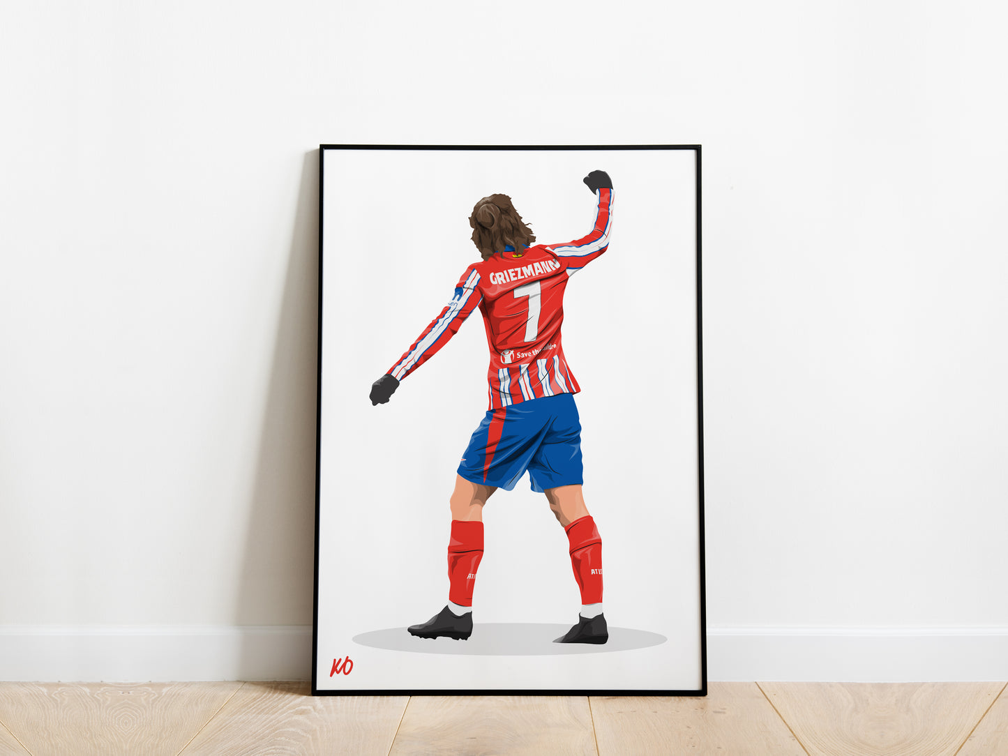 Antoine Griezmann 24/25 Atletico Madrid Poster