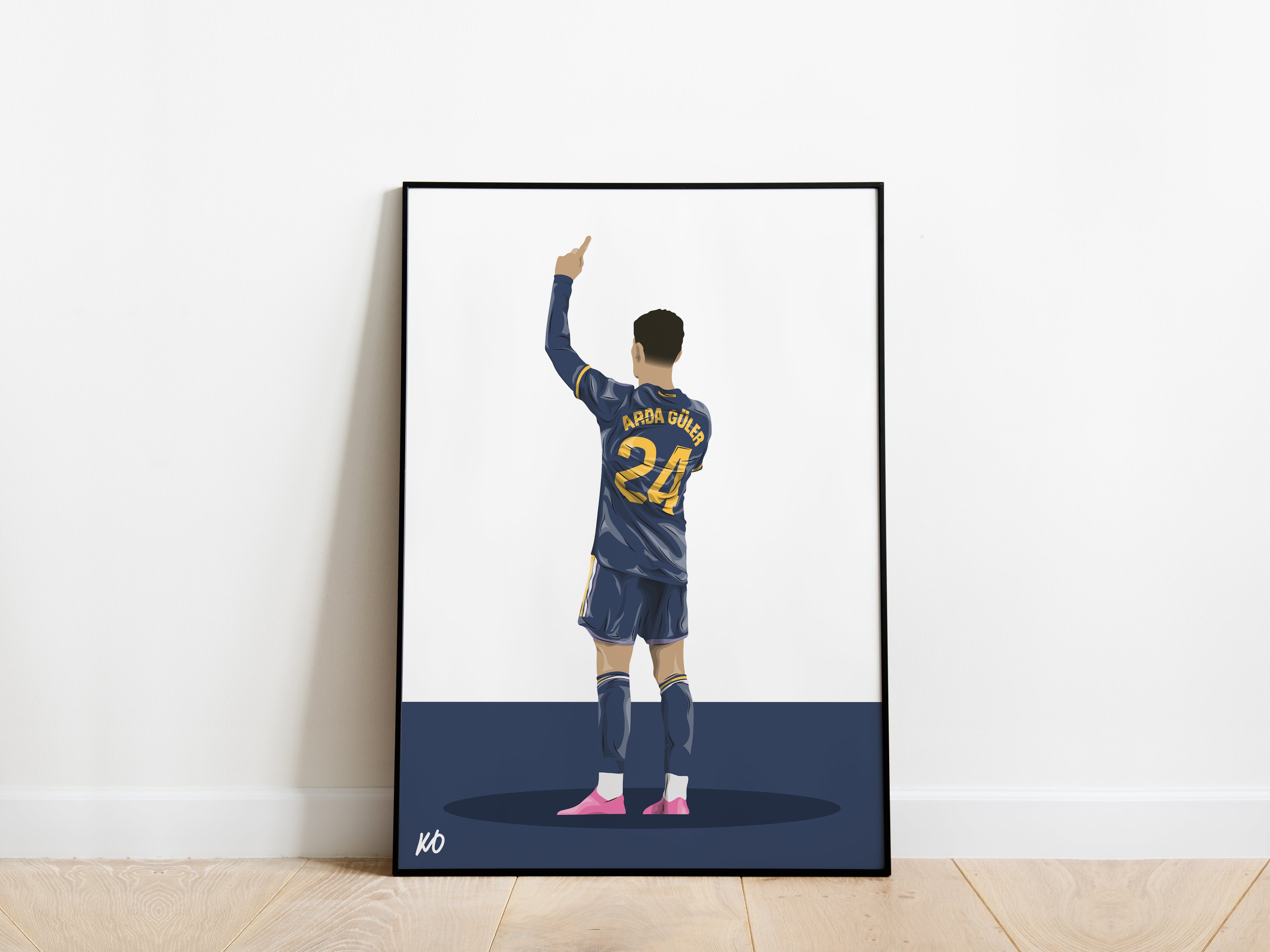 Arda Guler Celebration Real Madrid Poster - KDDesigns6