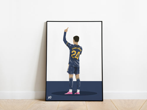 Arda Guler Celebration Real Madrid Poster - KDDesigns6