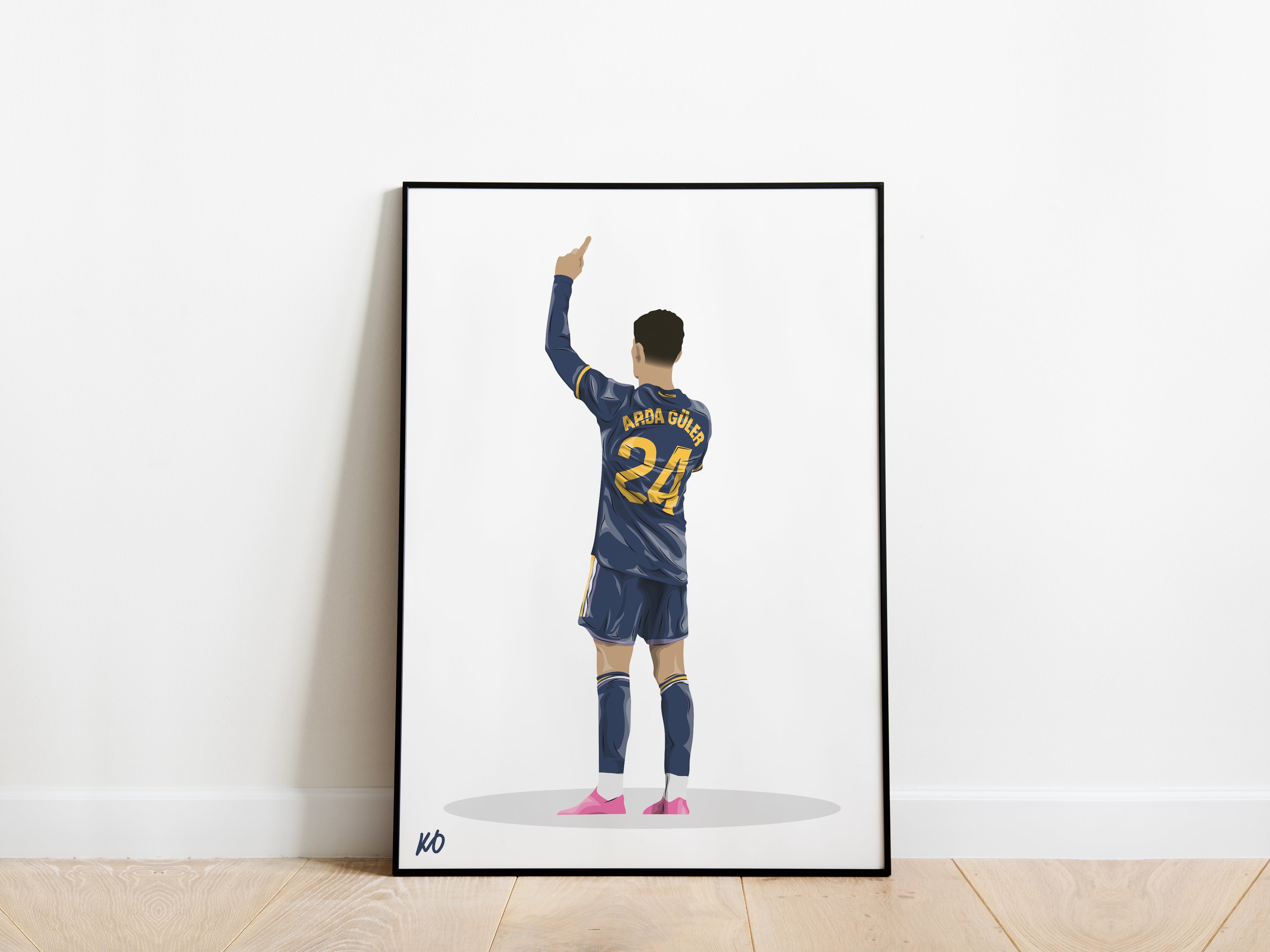 Arda Guler Celebration Real Madrid Poster - KDDesigns6