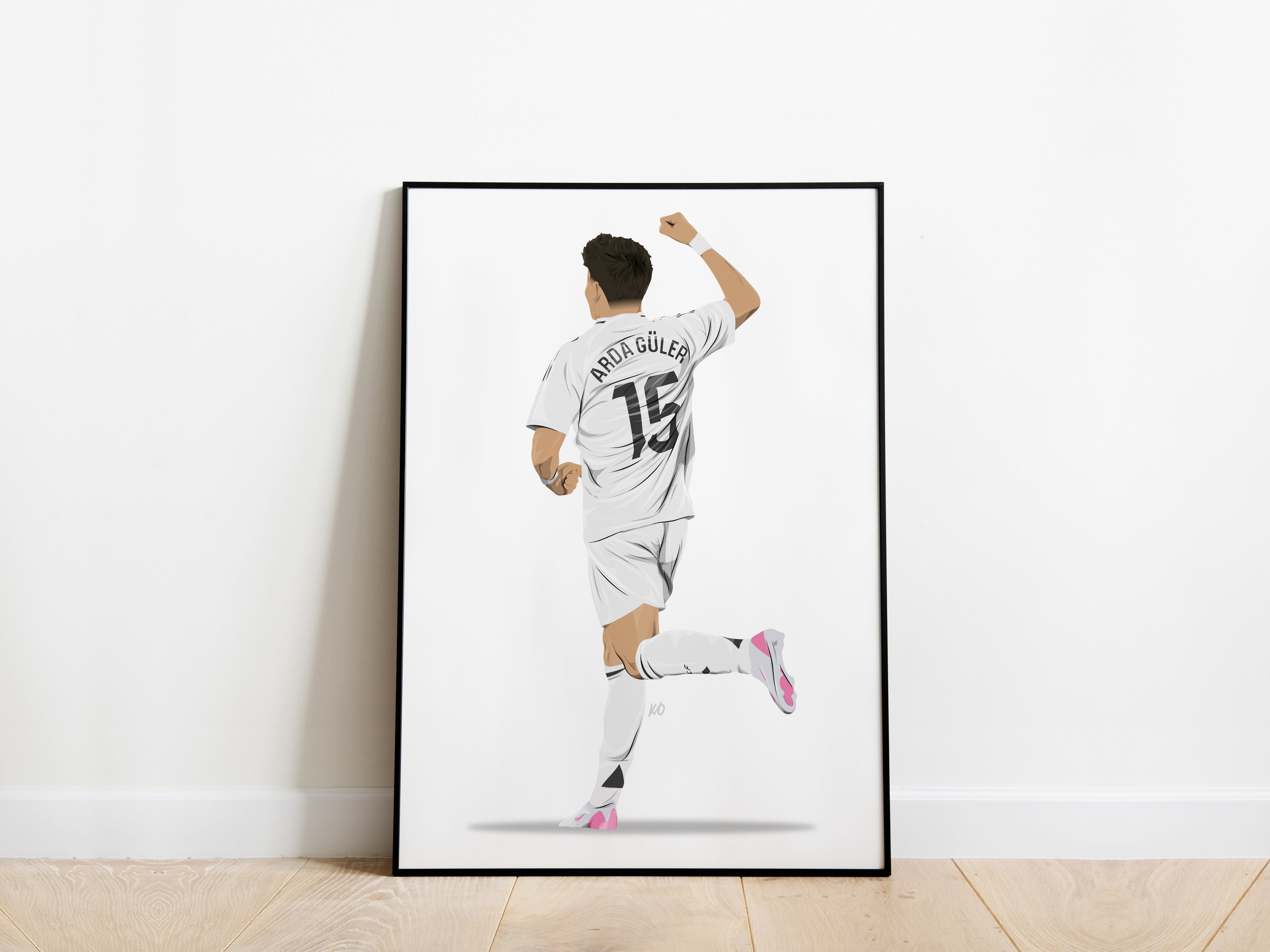 Arda Guler 24/25 Celebration Real Madrid Poster - KDDesigns6