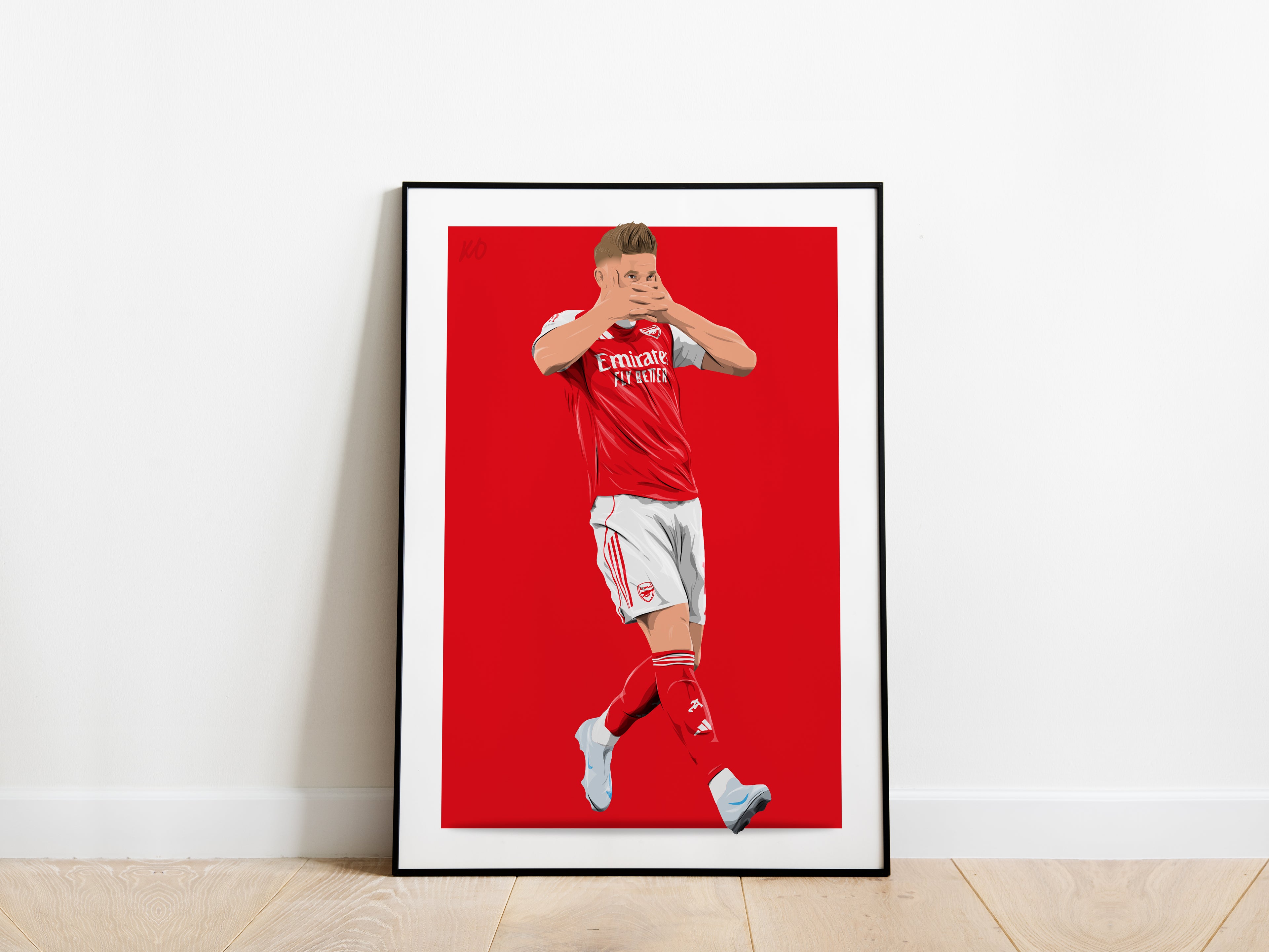 Viktor Gyökeres Celebration Arsenal Poster - KDDesigns6