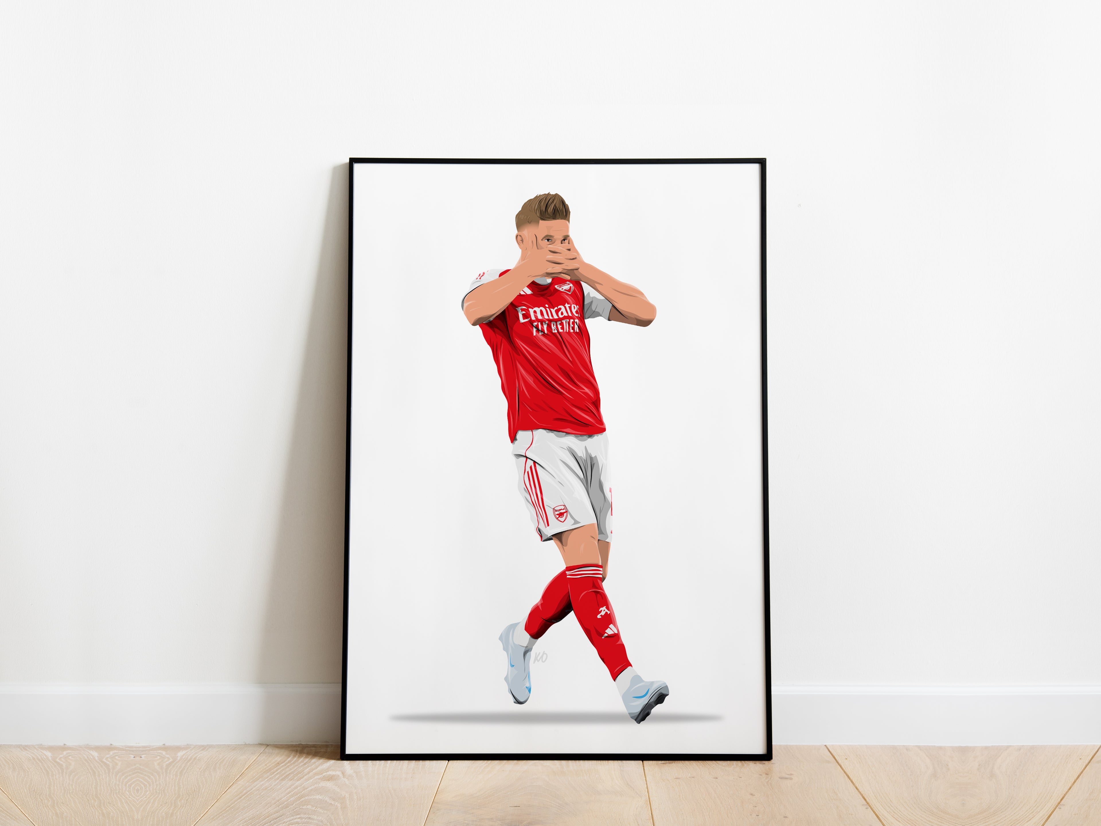 Viktor Gyökeres Celebration Arsenal Poster - KDDesigns6