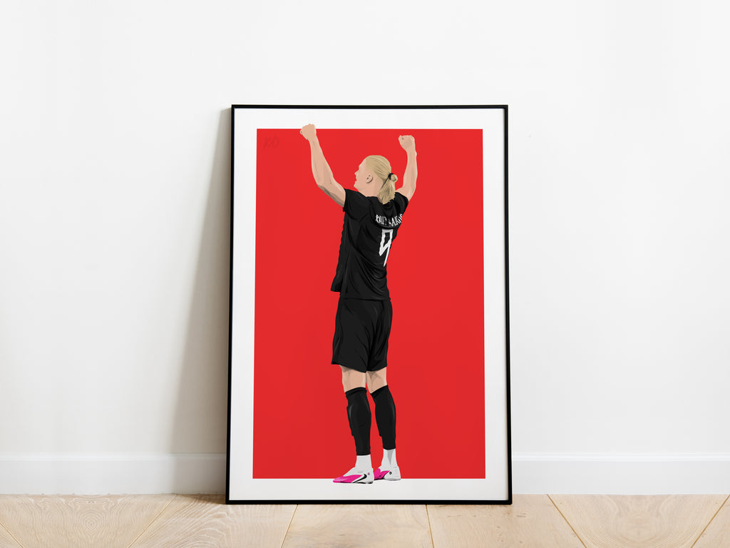 Erling Haaland World Cup 2026 Norway Poster