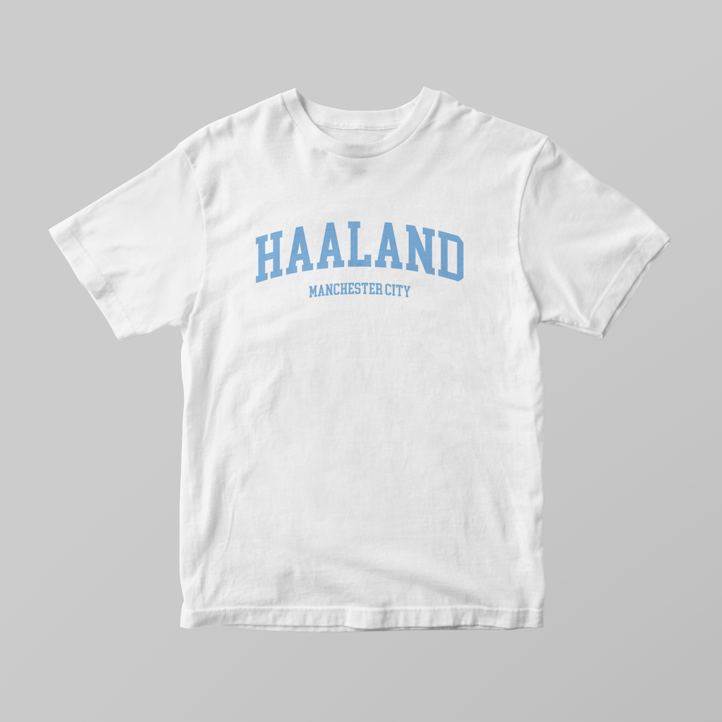 Erling Haaland Varsity T-Shirt | Man City Graphic Tee - KDDesigns6