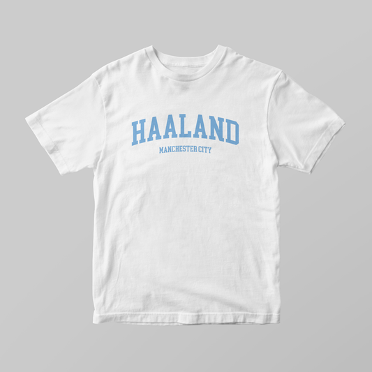 Erling Haaland Varsity T-Shirt | Man City Graphic Tee