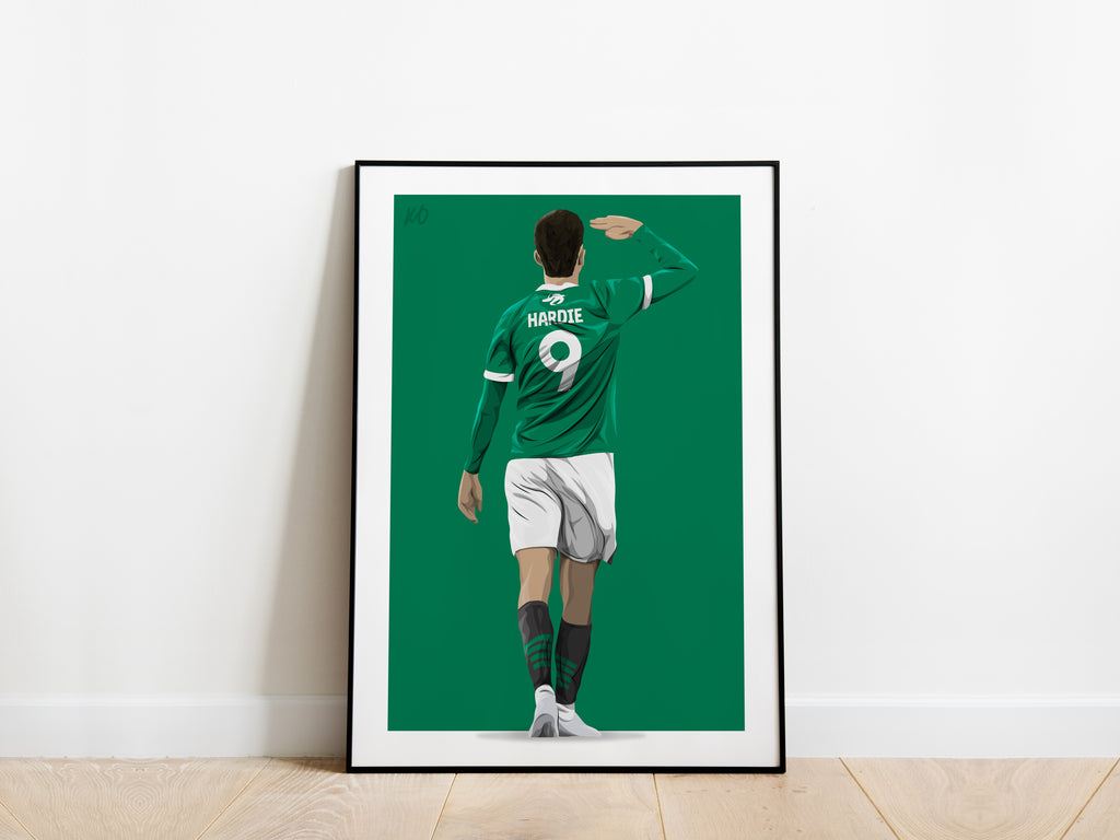 Ryan Hardie FA Cup Celebration Plymouth Argyle Poster - KDDesigns6