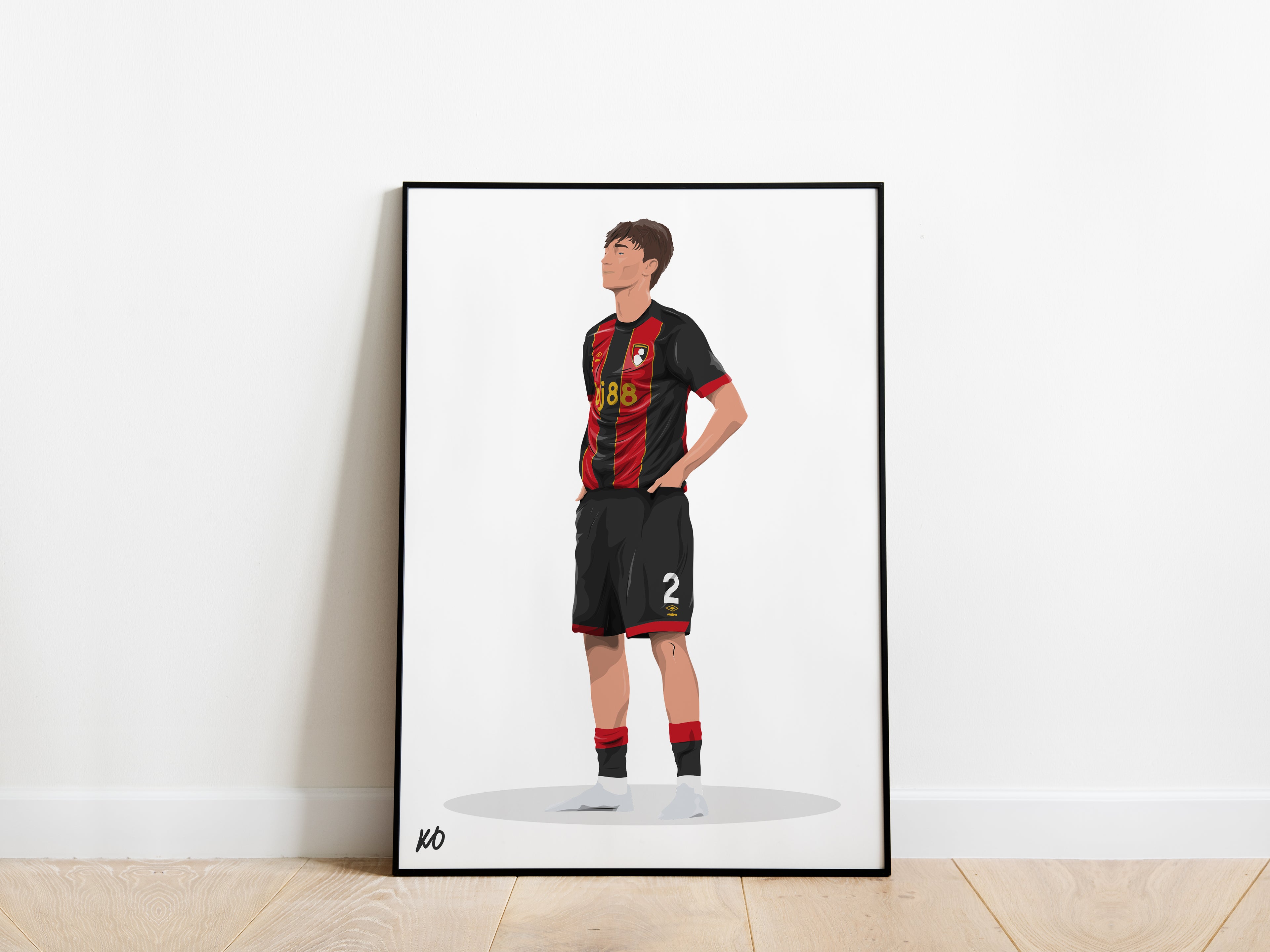 Dean Huijsen 'Chill Guy' AFC Bournemouth Poster - KDDesigns6