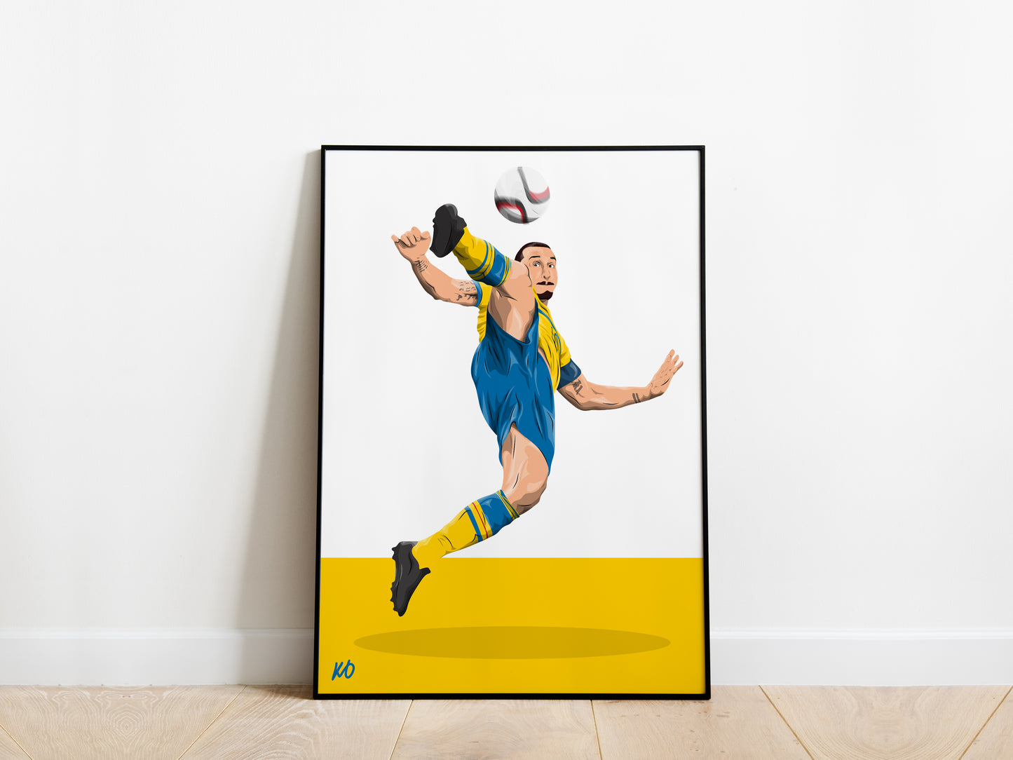 Zlatan Ibrahimovic Sweden Poster - KDDesigns6