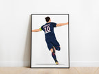Zlatan Ibrahimovic PSG Poster