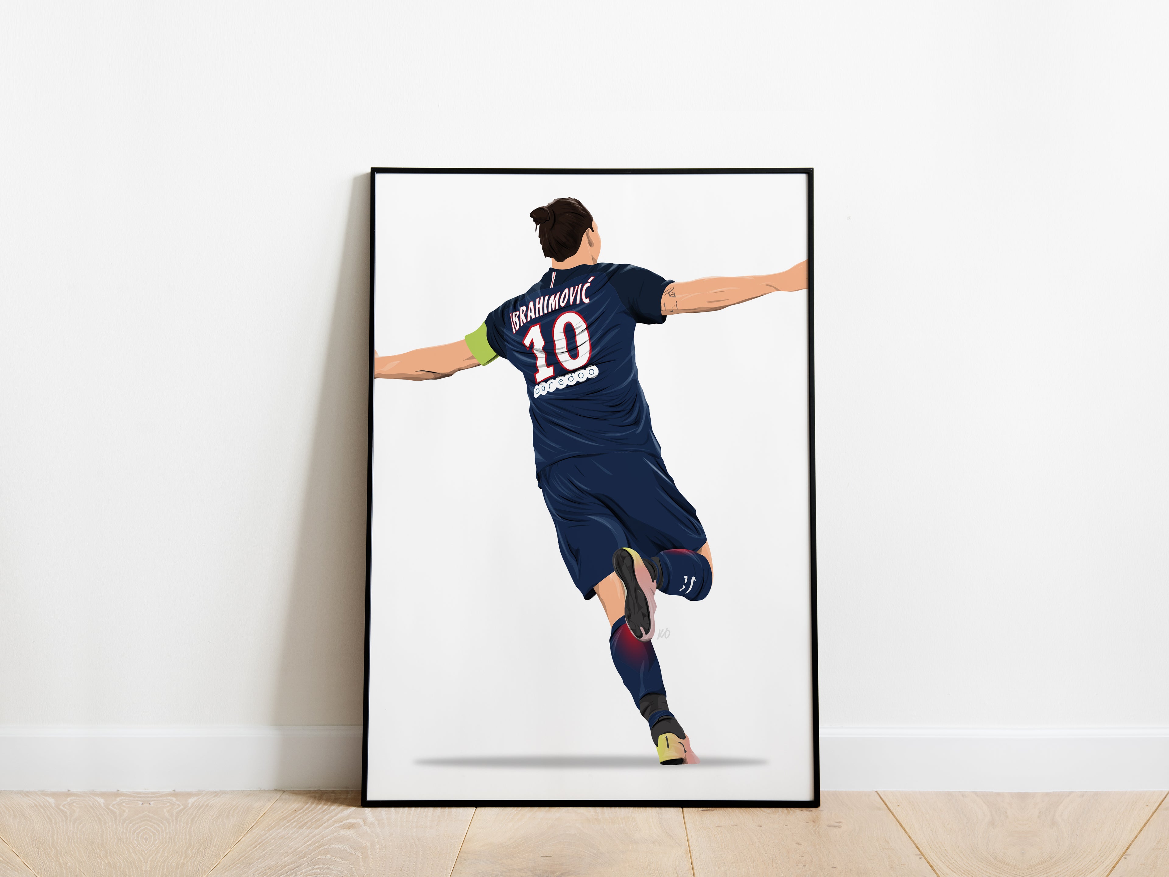 Zlatan Ibrahimovic PSG Poster