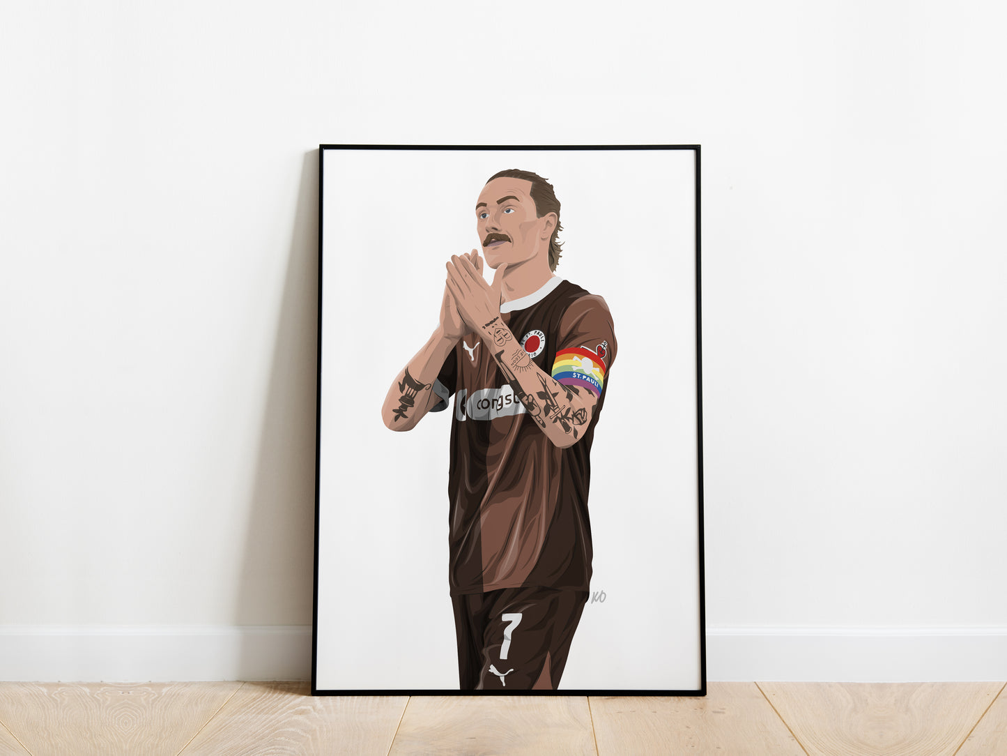 Jackson Irvine St Pauli Poster