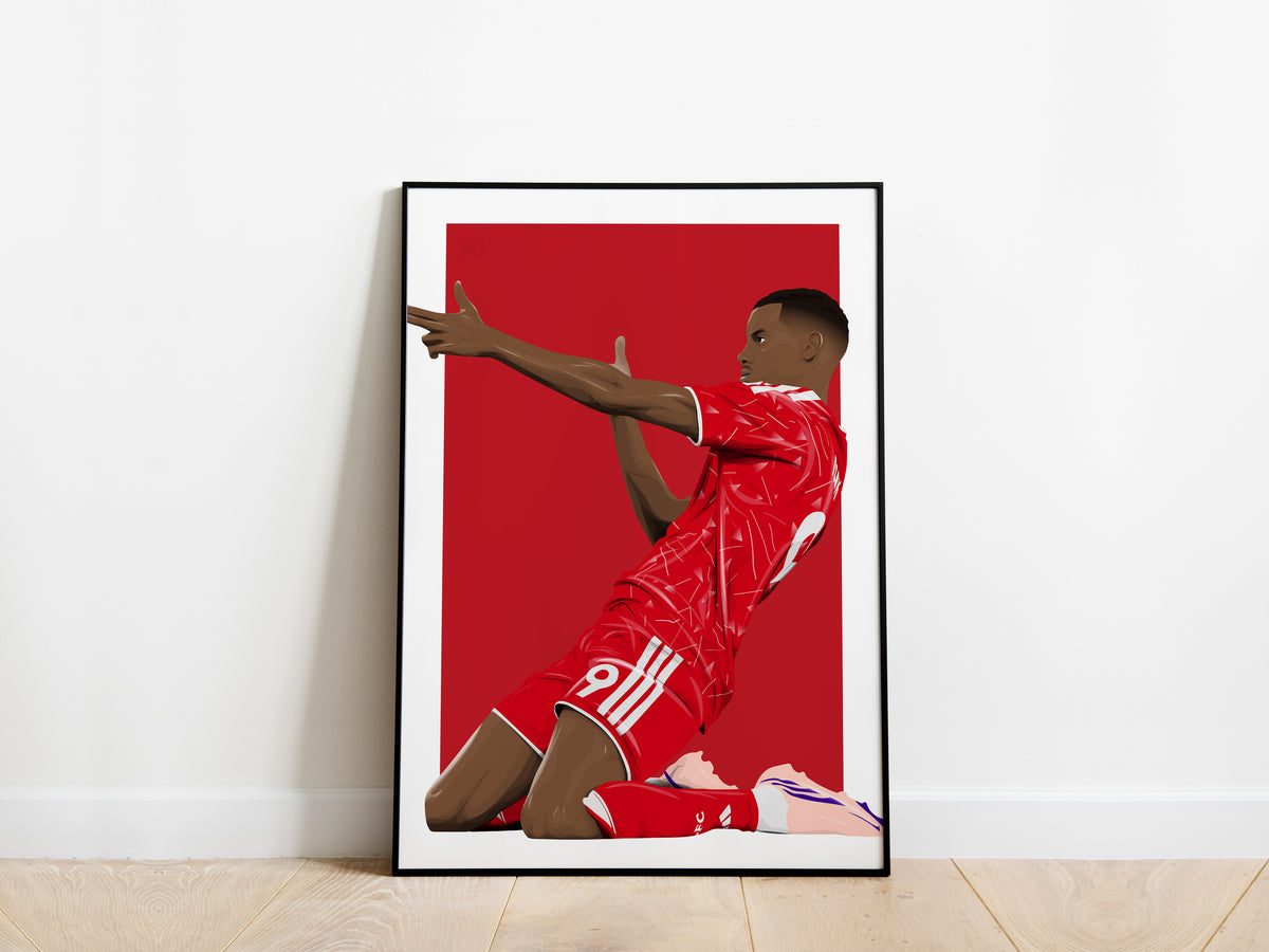 Alexander Isak Celebration 2026/27 Liverpool Poster