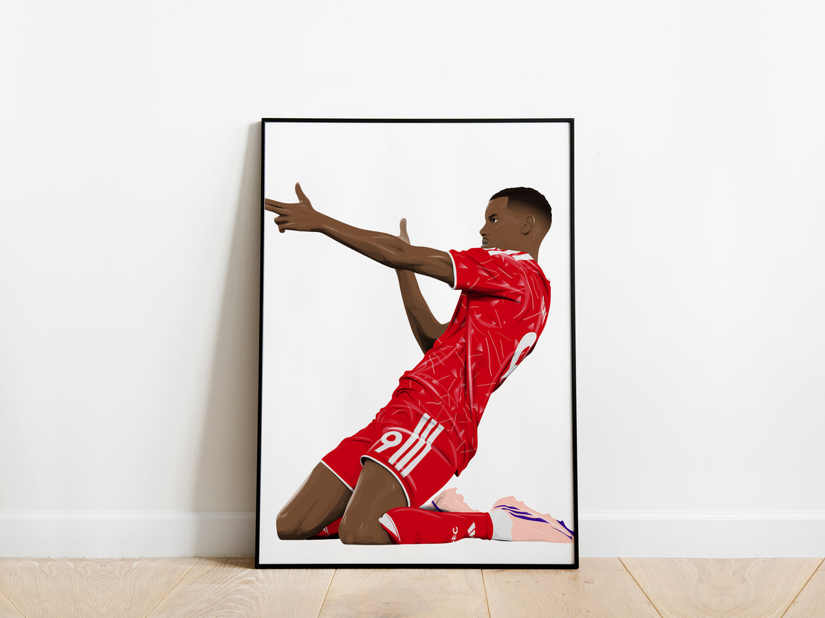 Alexander Isak Celebration 2026/27 Liverpool Poster