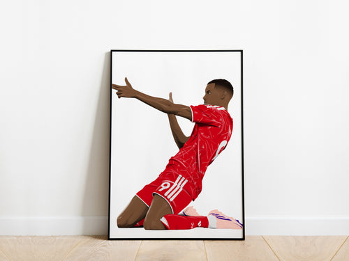 Alexander Isak Celebration 2026/27 Liverpool Poster