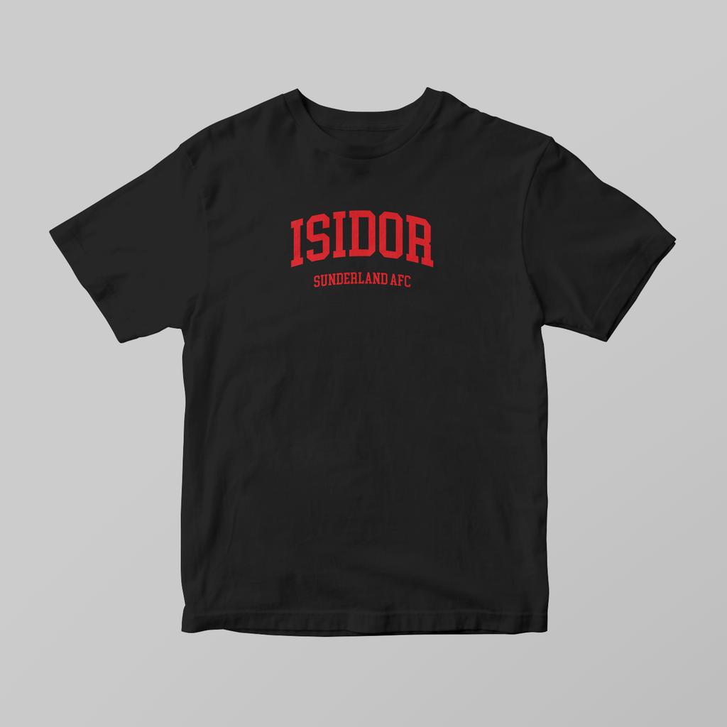 Wilson Isidor Varsity T-Shirt | Sunderland AFC Graphic Tee - KDDesigns6