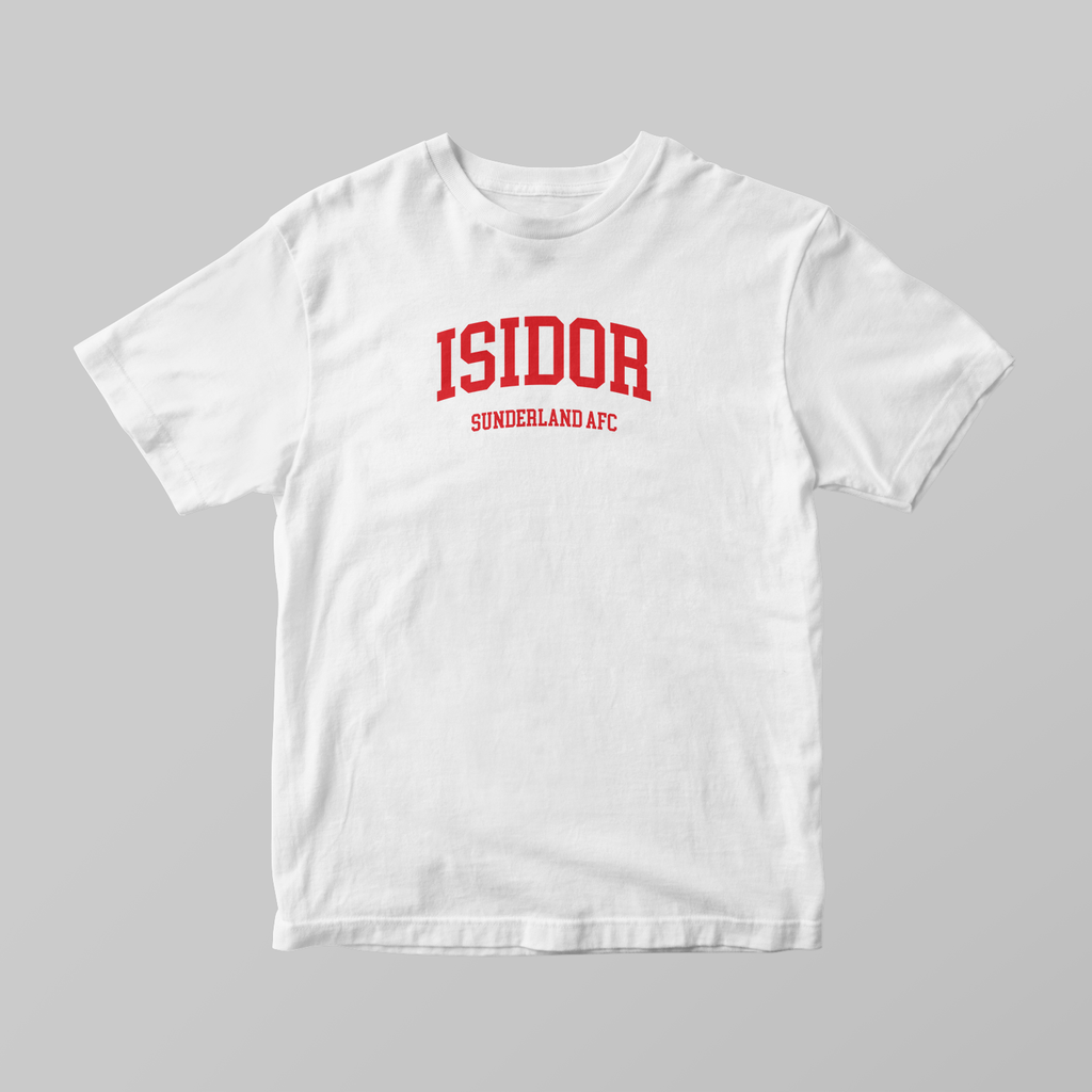 Wilson Isidor Varsity T-Shirt | Sunderland AFC Graphic Tee - KDDesigns6