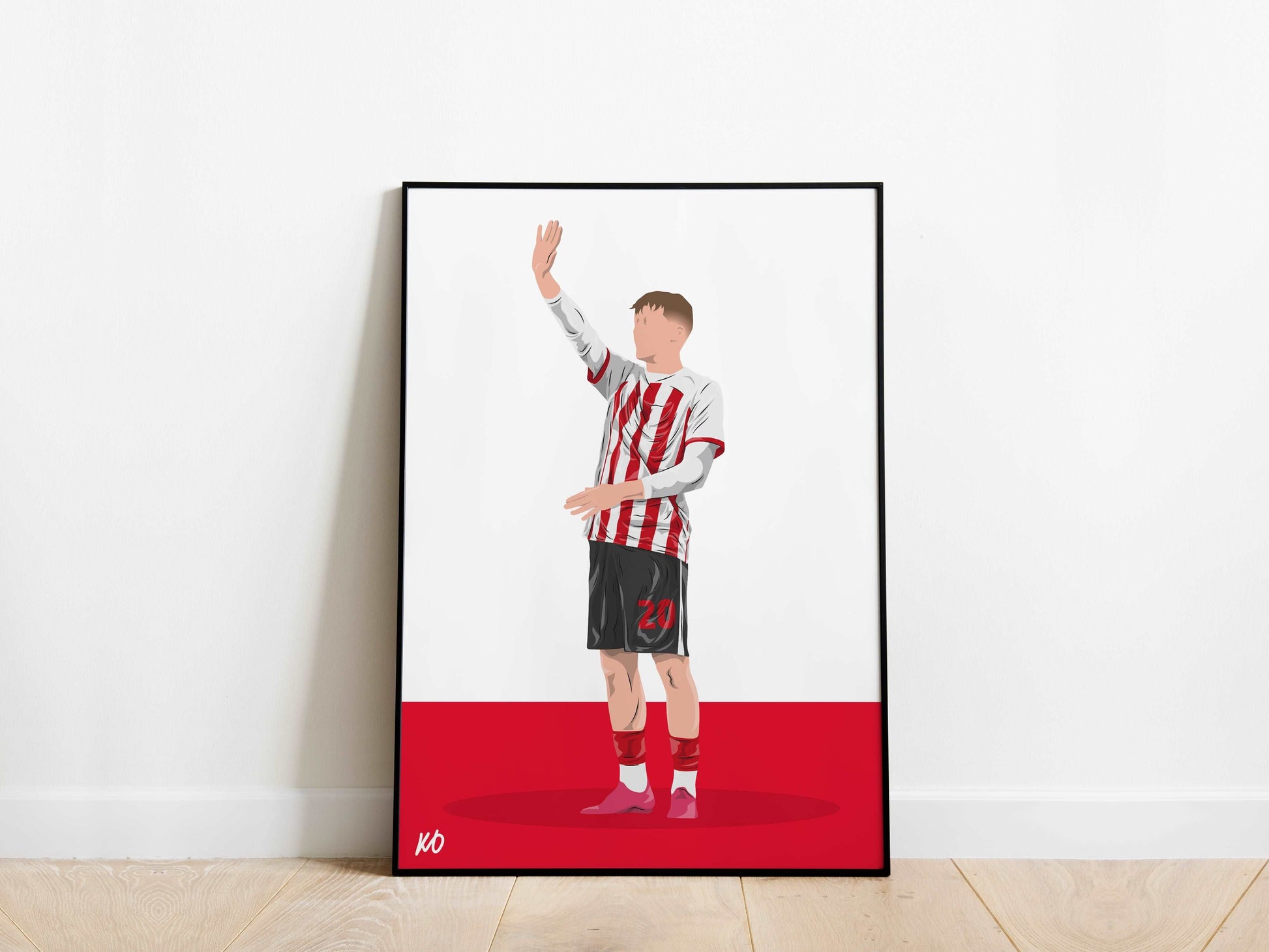 Jack Clarke Sunderland AFC Poster KDDesigns6