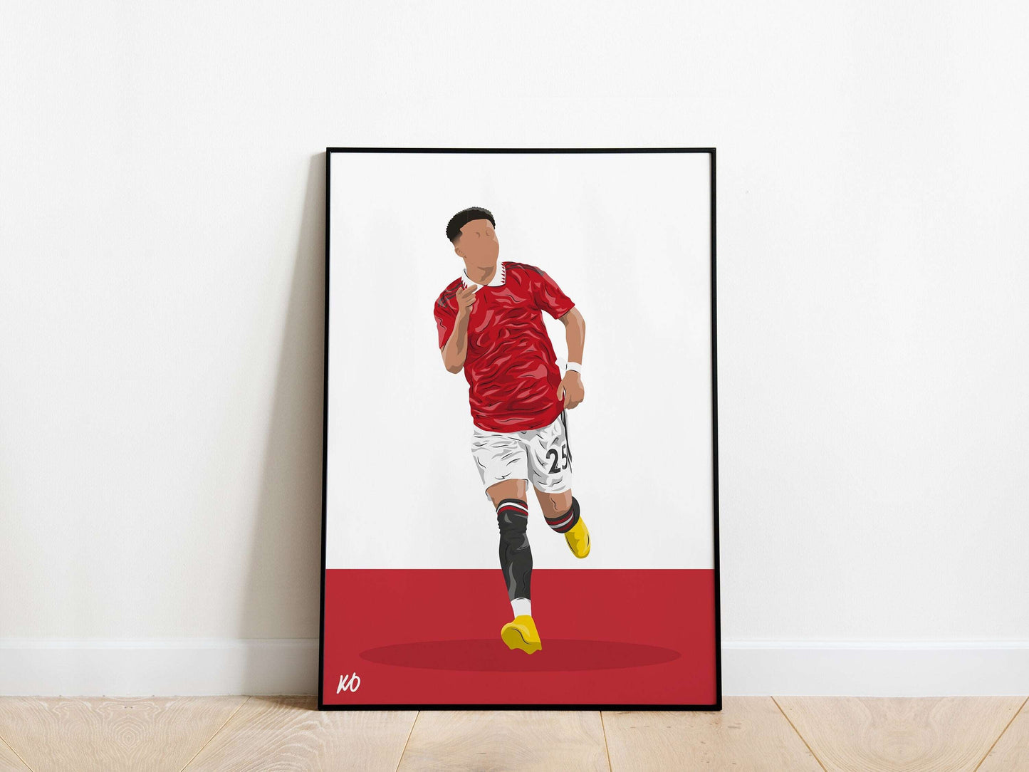 Jadon Sancho Manchester United Poster KDDesigns6