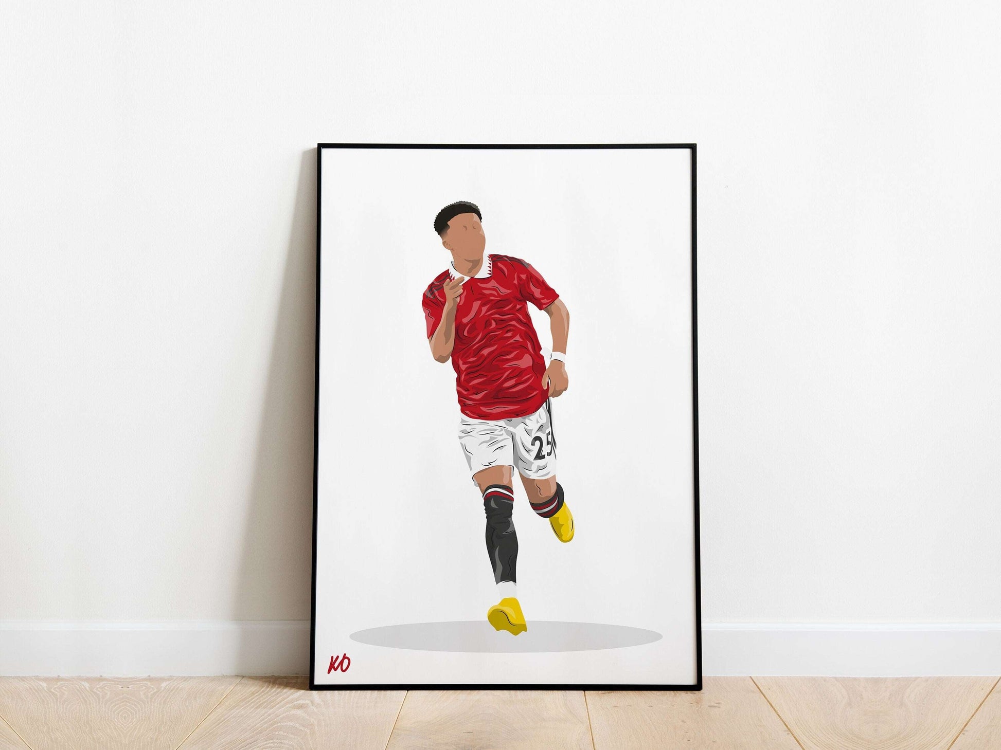 Jadon Sancho Manchester United Poster KDDesigns6
