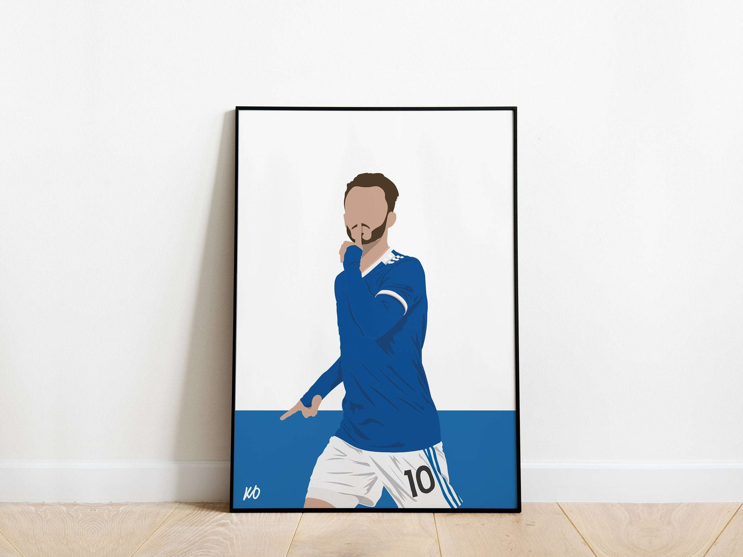 James Maddison Leicester City Poster KDDesigns6