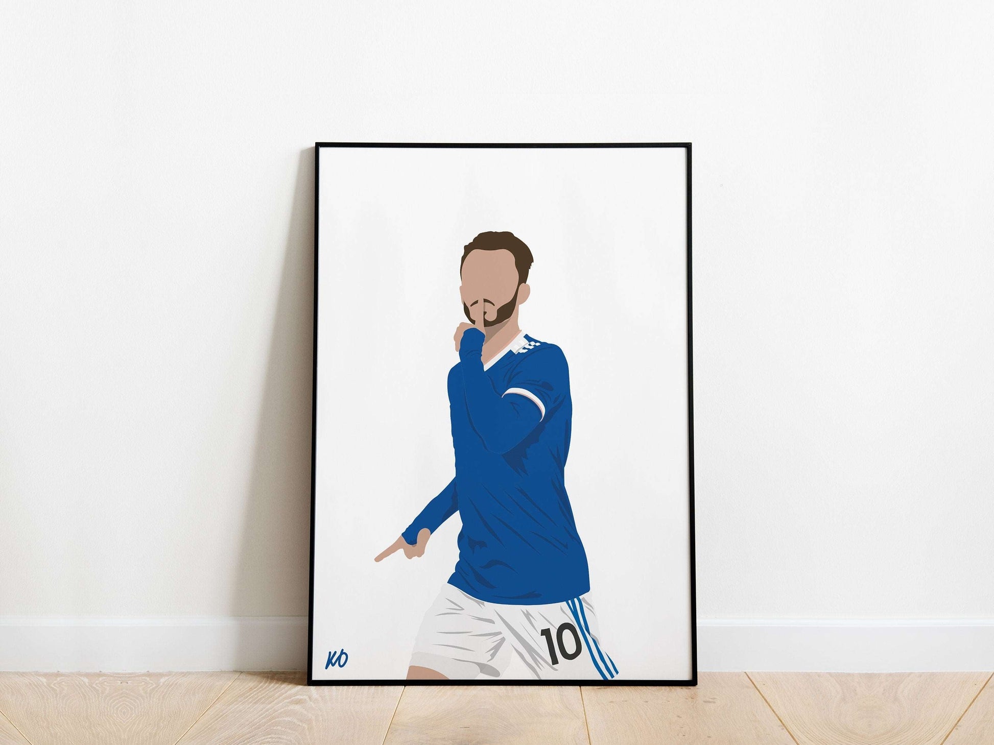 James Maddison Leicester City Poster KDDesigns6