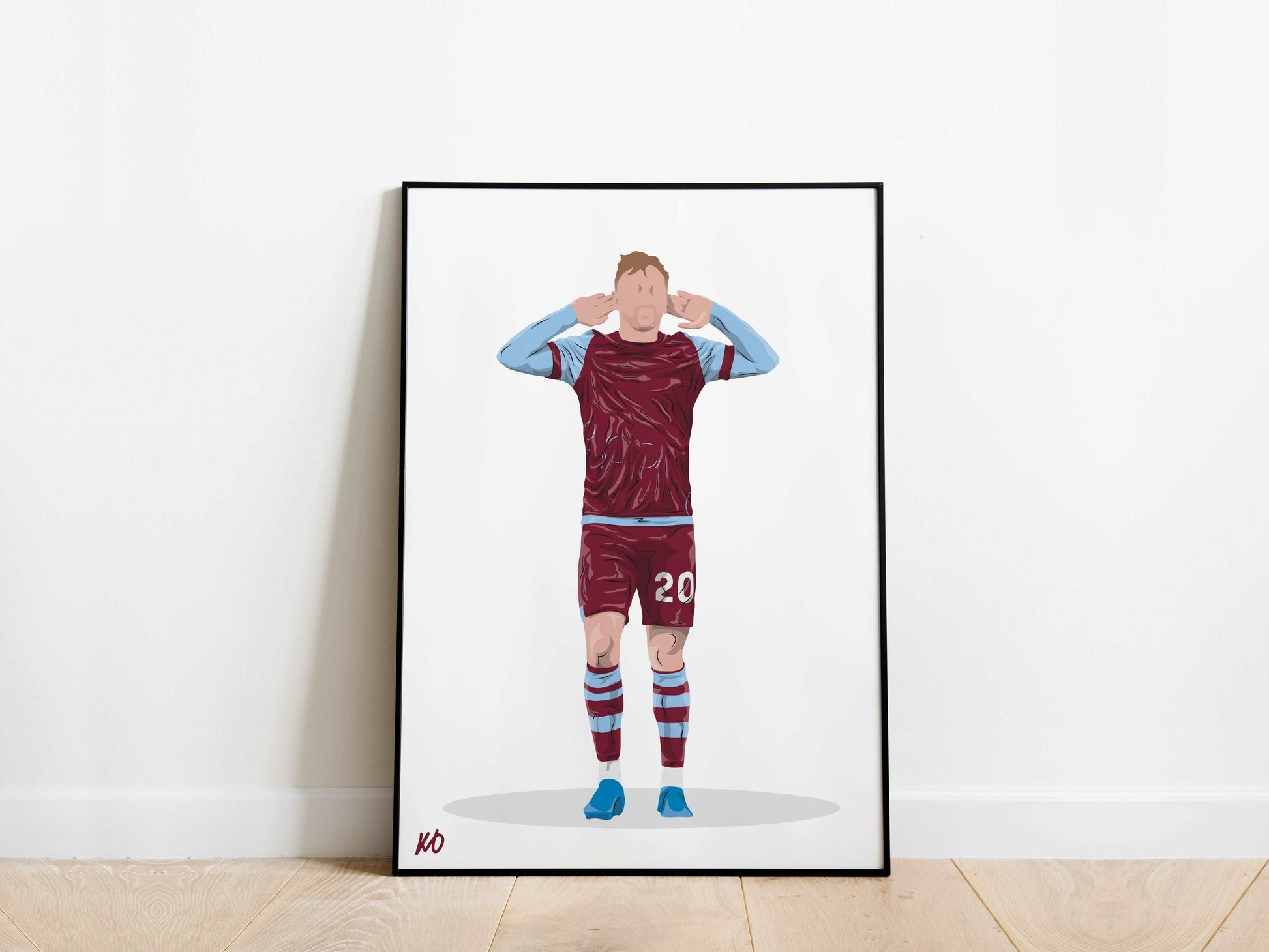 Jarrod Bowen West Ham United Poster KDDesigns6