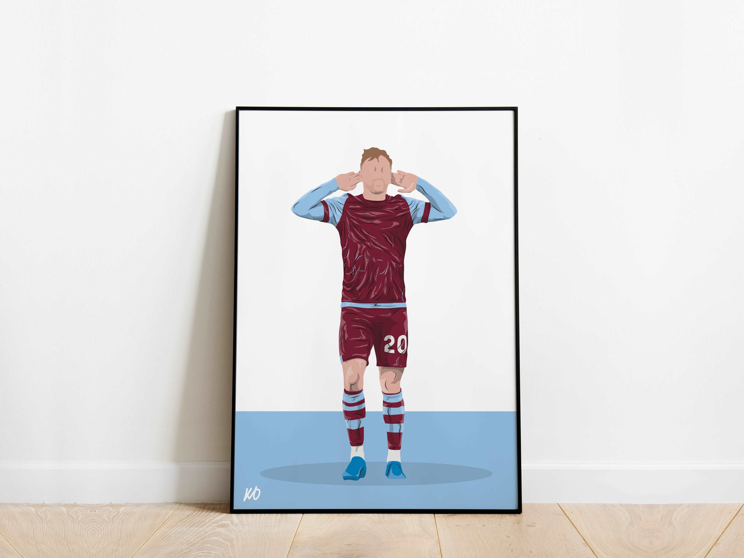 Jarrod Bowen West Ham United Poster - KDDesigns6